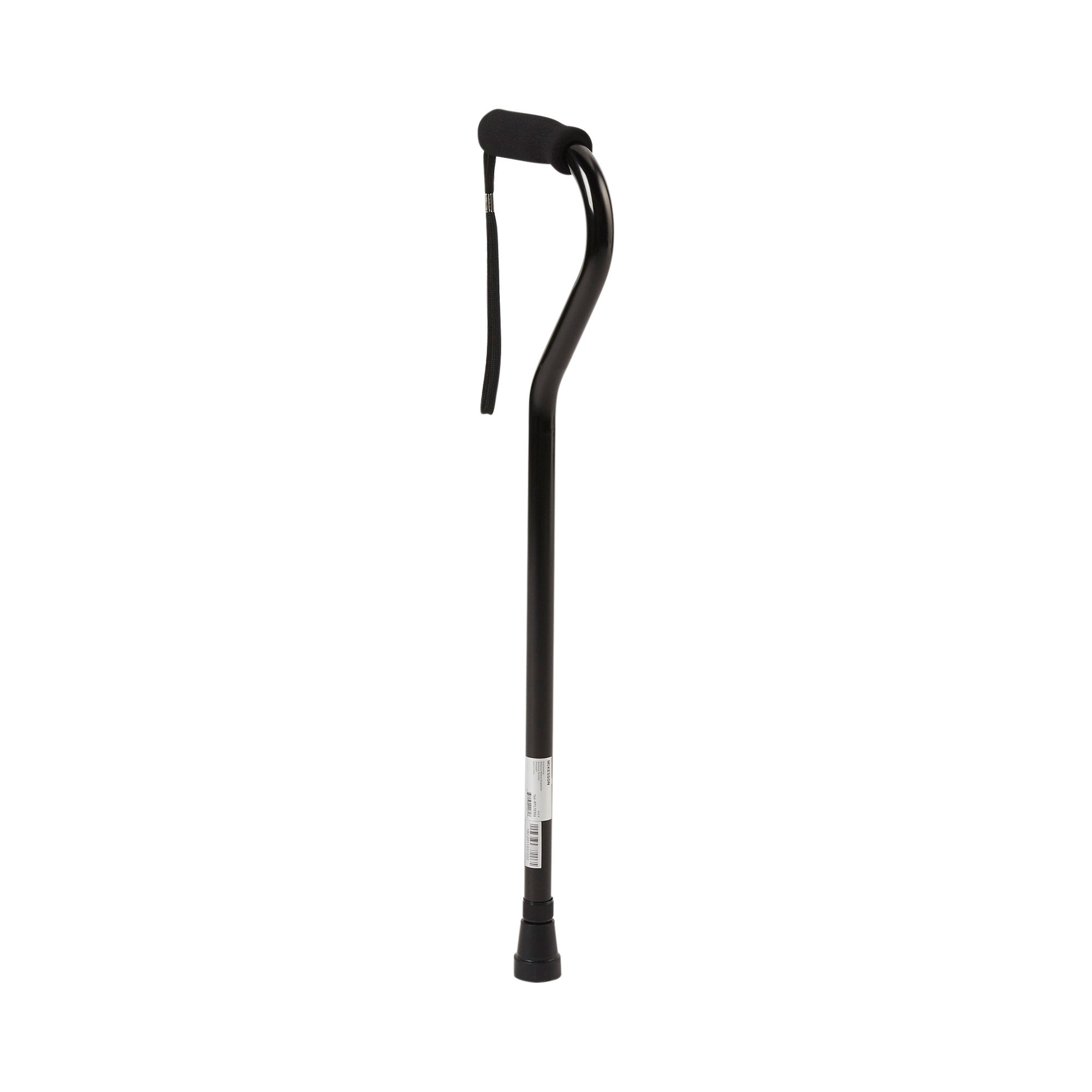 McKesson Brand - Offset Cane McKesson Aluminum 30 to 39 Inch Height Black [6/CS]