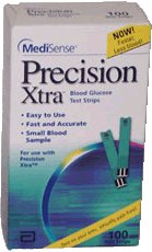 Abbott - Blood Glucose Test Strips Precision Xtra® 100 Strips per Pack [600/CS]