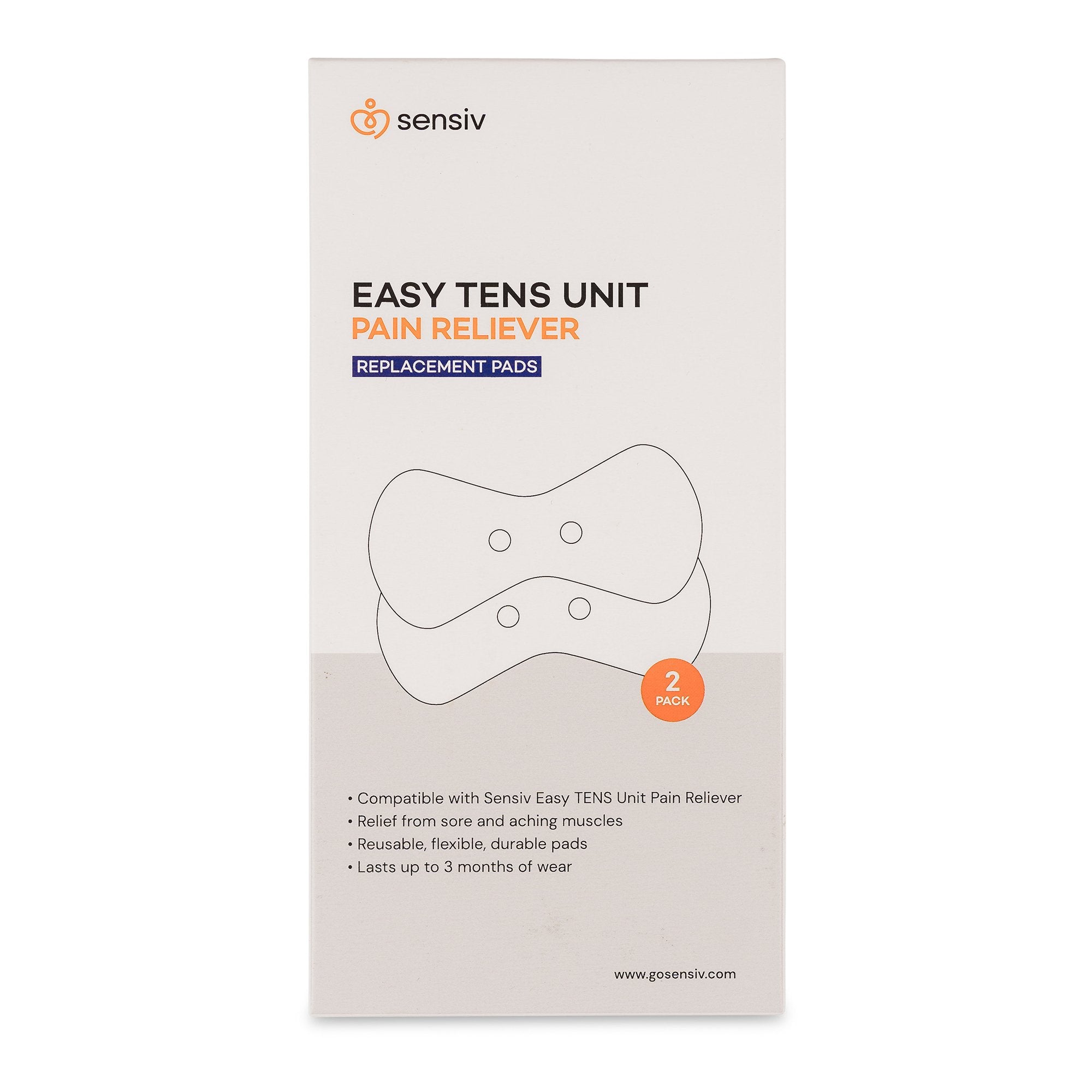 Acutens Inc - Sensiv Electrotherapy Electrode For Sensiv Easy Relief TENS Unit [60/CS]