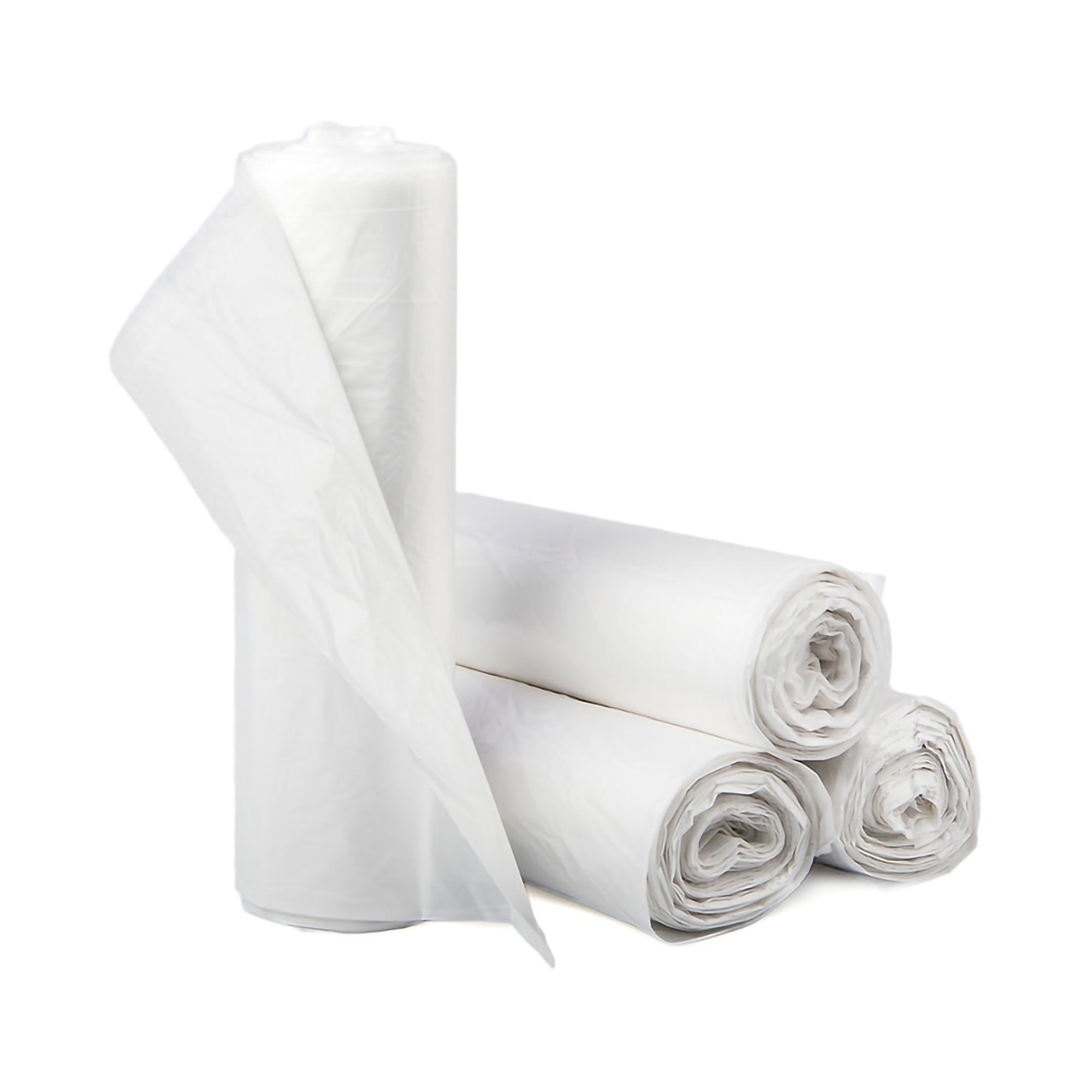 McKesson Brand - Trash Bag McKesson 15 gal. Clear HDPE 6 Mic. 24 X 33 Inch Star Seal Bottom Coreless Roll [1000/CS]