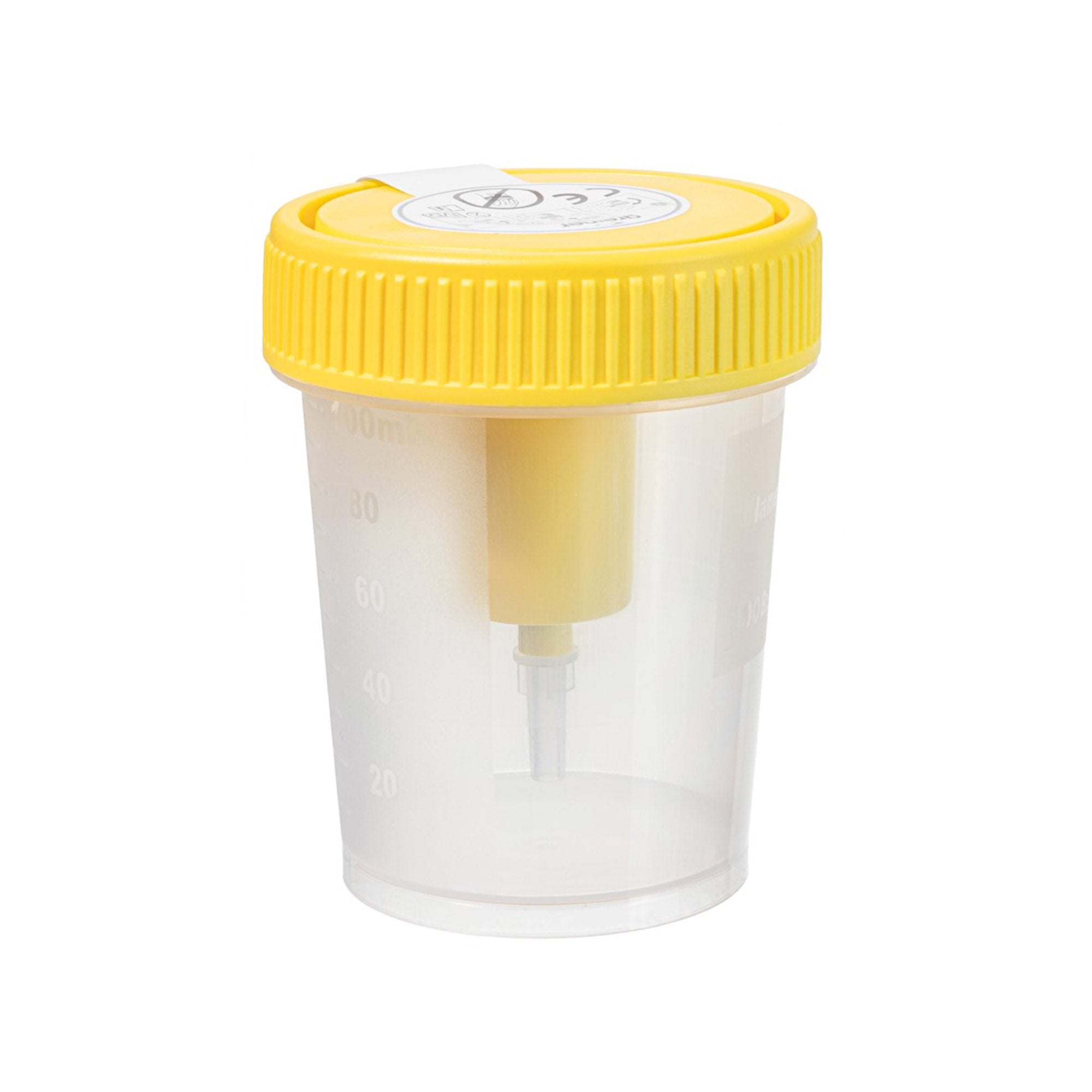 Greiner Bio-One - Urine Specimen Container with Integrated Transfer Device 100 mL (3.4 oz.) Screw Cap Patient Information Sterile [300/CS]