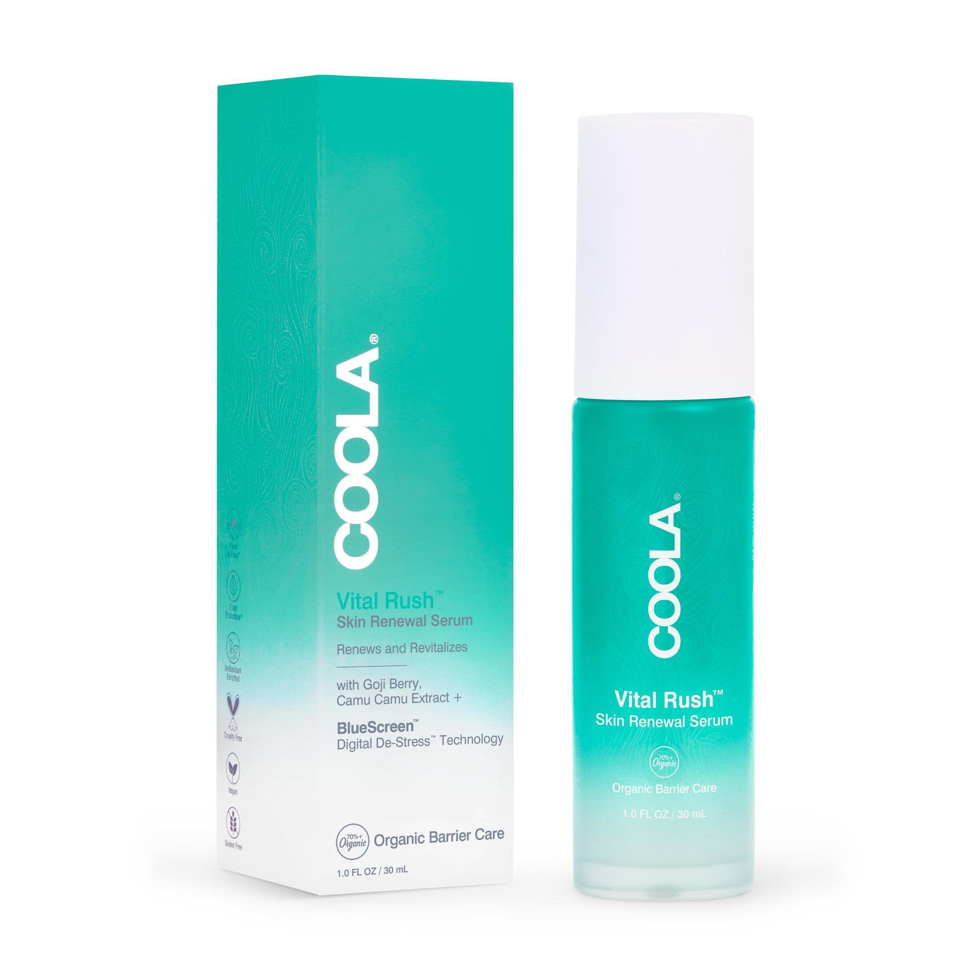 COOLA LLC - Facial Moisturizer Vital Rush™ Skin Renewal Serum 1 oz. Spray Bottle Scented Liquid [24/CS]