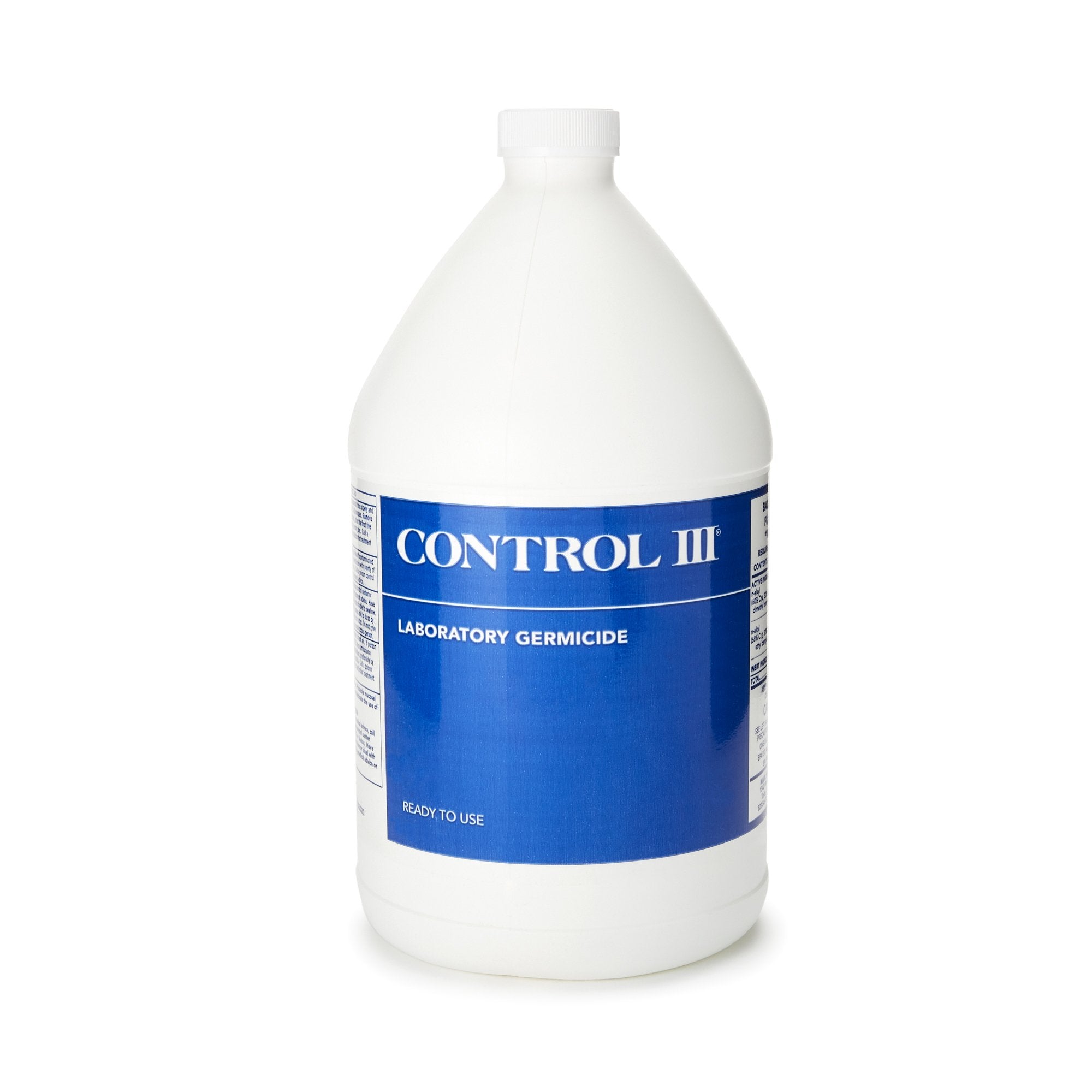 Maril Products - Control III® Laboratory Germicide Surface Disinfectant Cleaner Quaternary Based Manual Pour Liquid 1 gal. Bottle Benzaldehyde Scent NonSterile [4/CS]