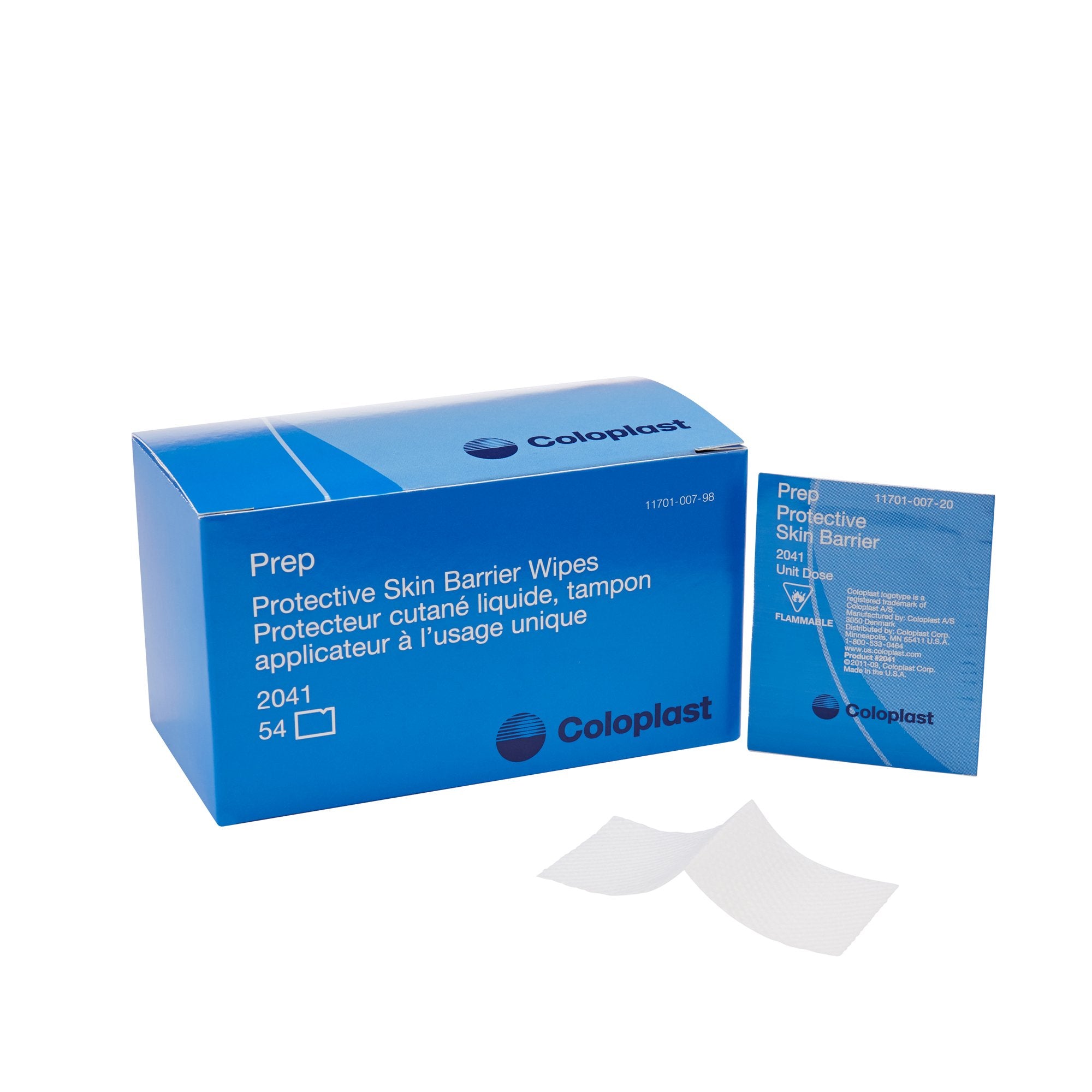 Coloplast - Skin Barrier Wipe Coloplast® Prep™ 50 to 75% Strength Propan-2-ol Individual Packet NonSterile [648/CS]