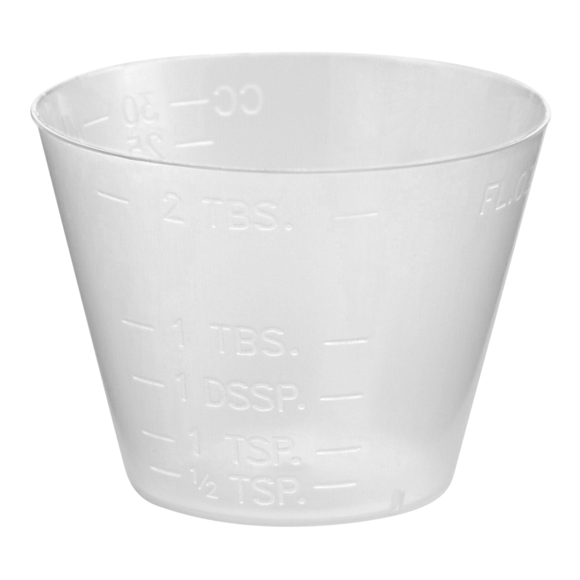 McKesson Brand - Medicine Cup McKesson 1 oz. Translucent Plastic Disposable NonSterile [5000/CS]