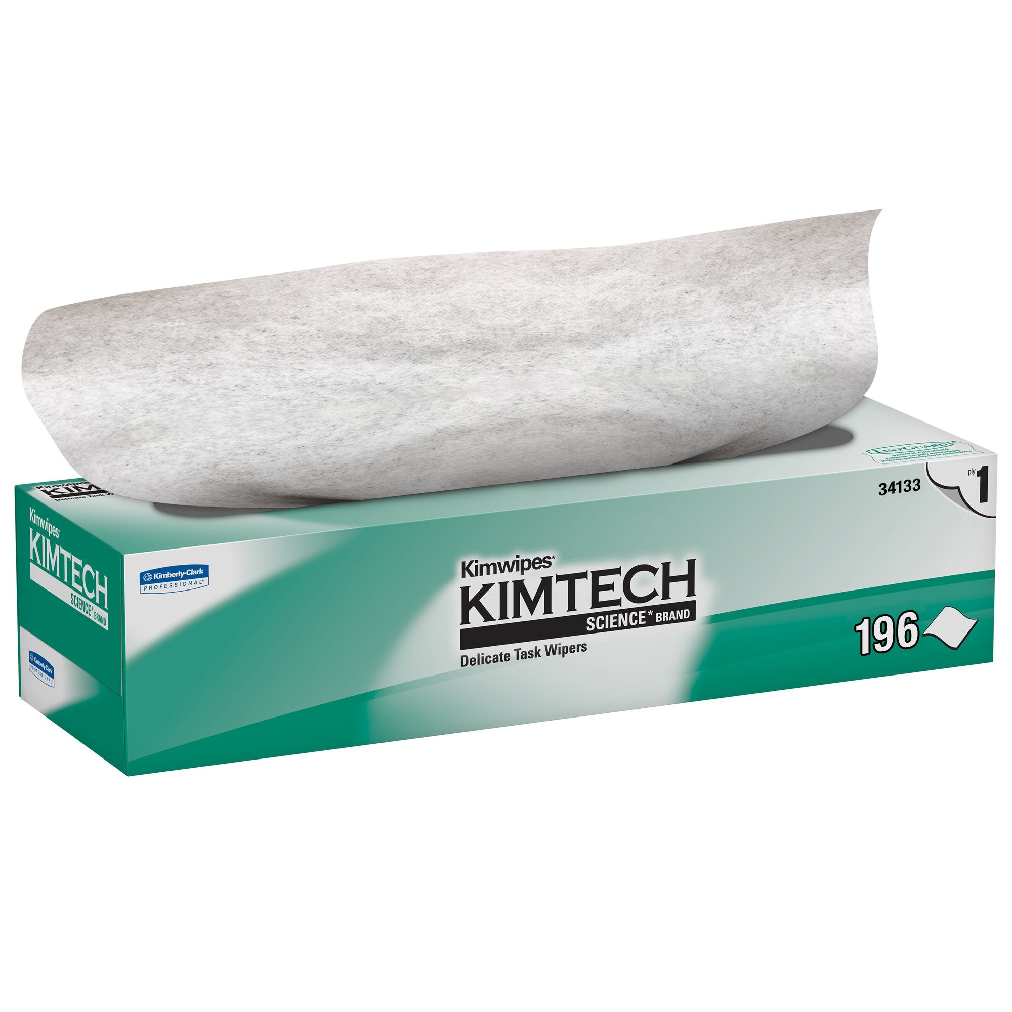 Kimberly Clark - Delicate Task Wipe Kimtech Science Kimwipes Light Duty White NonSterile 1 Ply Tissue 11-4/5 X 11-4/5 Inch Disposable [2940/CS]