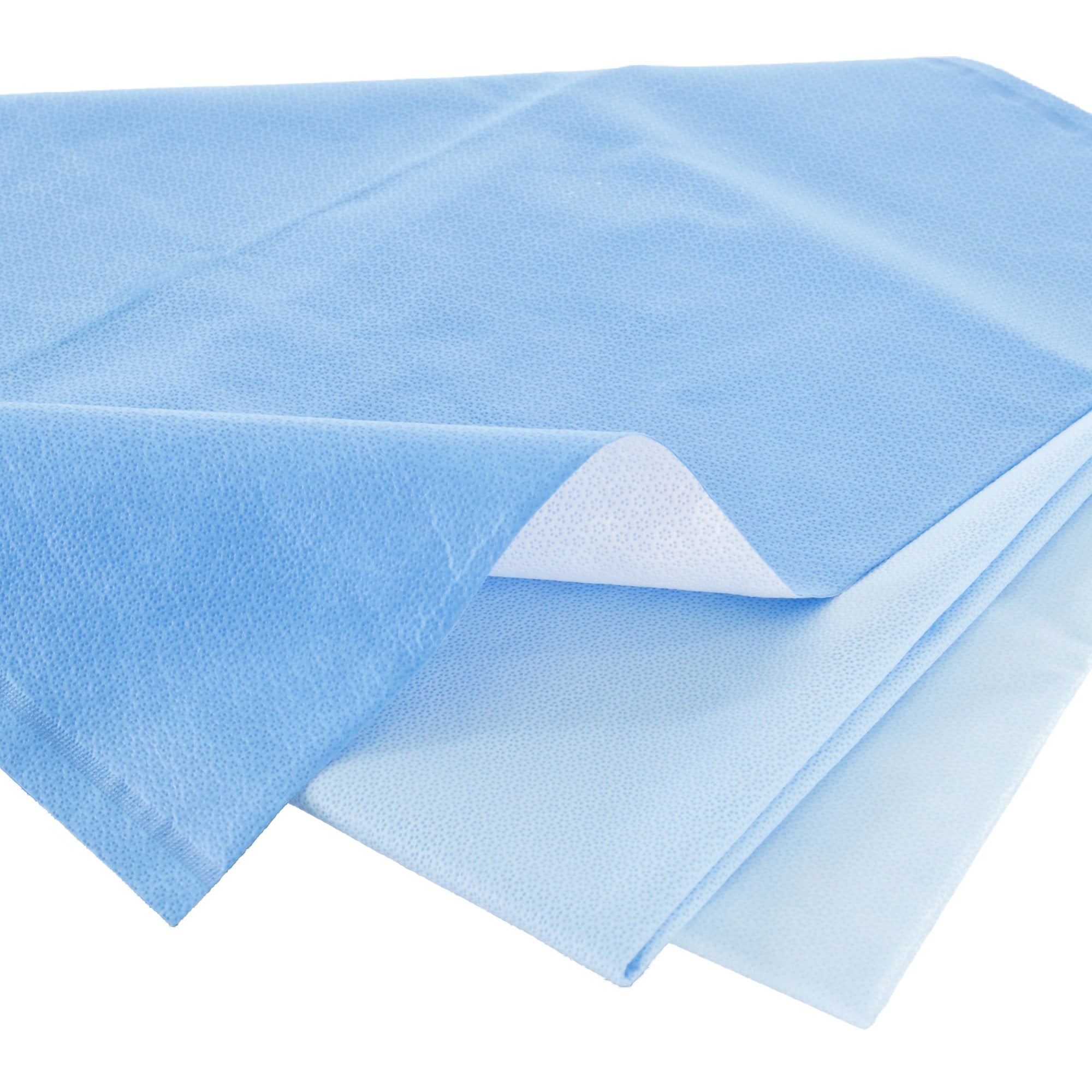 O&M Halyard Inc - QUICK CHECK* H500 Sterilization Wrap White / Blue 45 X 45 Inch Dual Layer SMS Polypropylene Steam / EO Gas / Hydrogen Peroxide [48/CS]