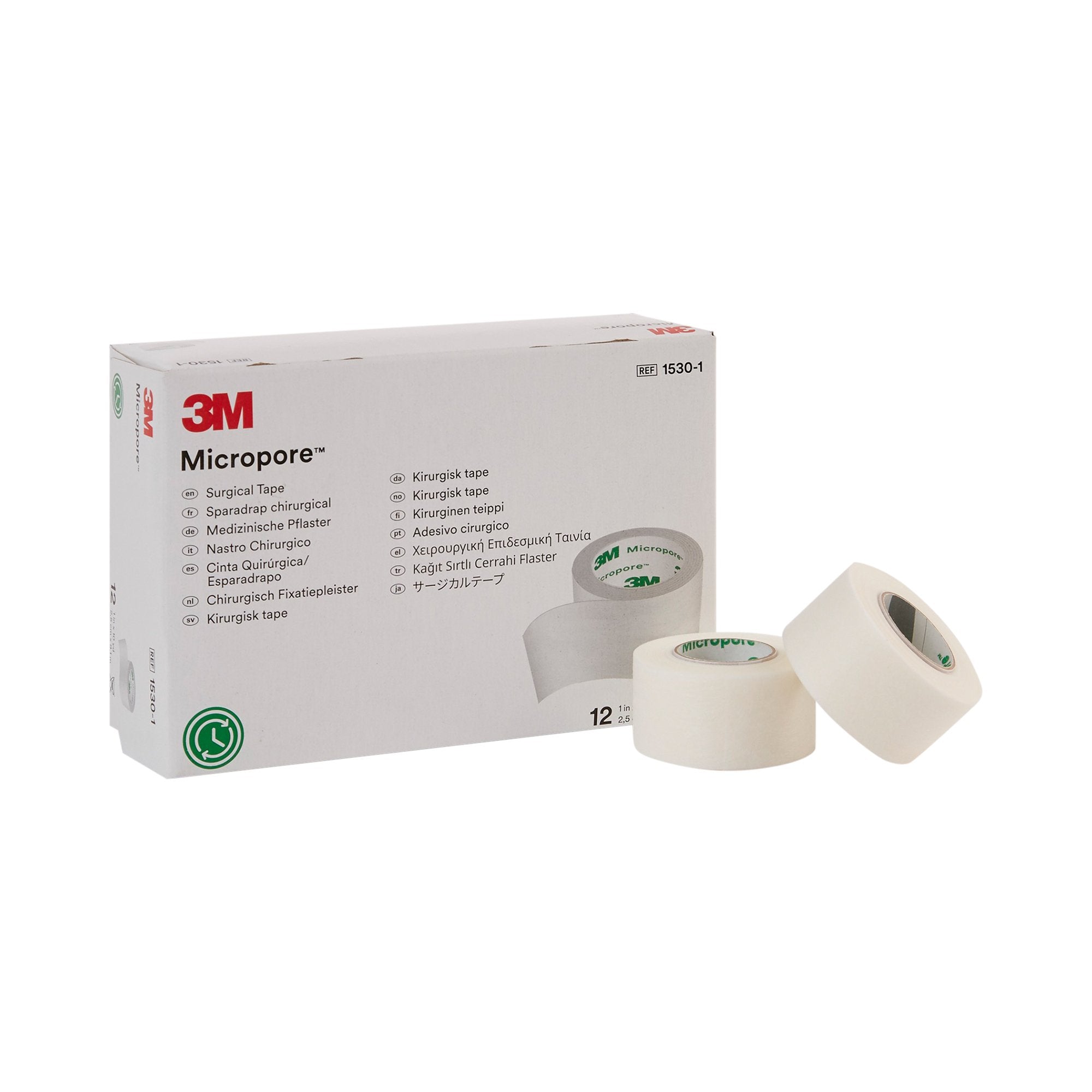 Solventum Corporation - Medical Tape 3M™ Micropore™ White 1 Inch X 10 Yard Paper NonSterile [120/CS]