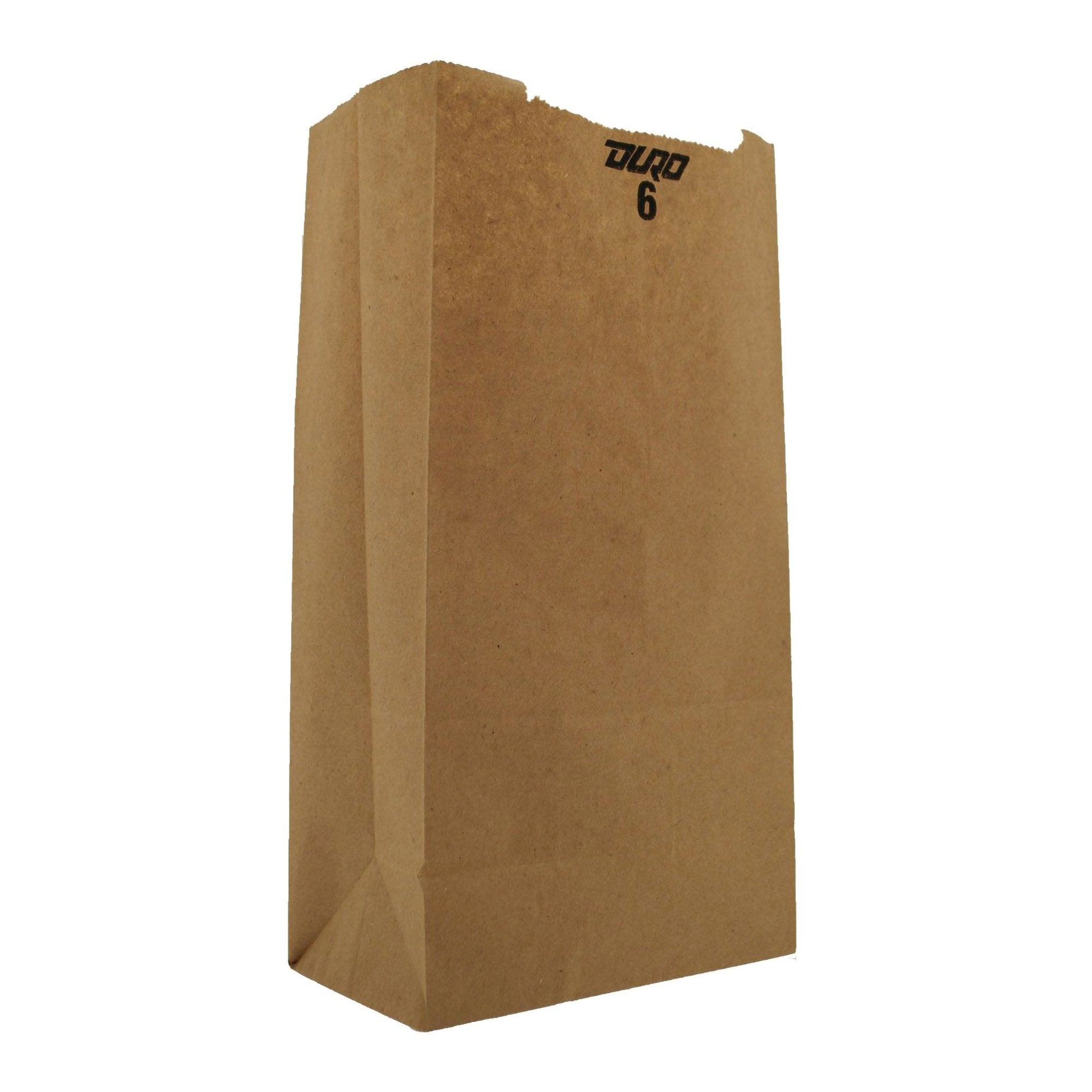 RJ Schinner Co - Grocery Bag Duro® Brown Kraft Recycled Paper #6 [500/CS]