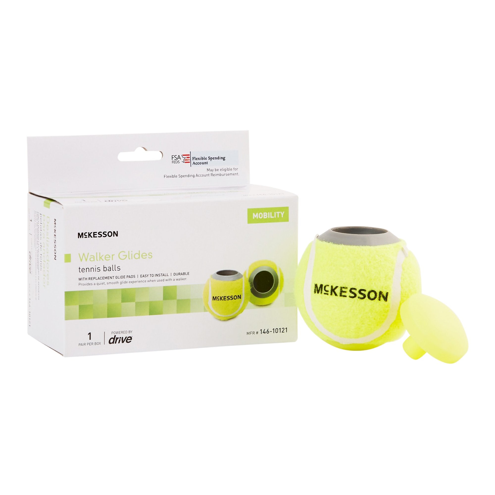 McKesson Brand - McKesson Tennis Ball Glide [10/CS]