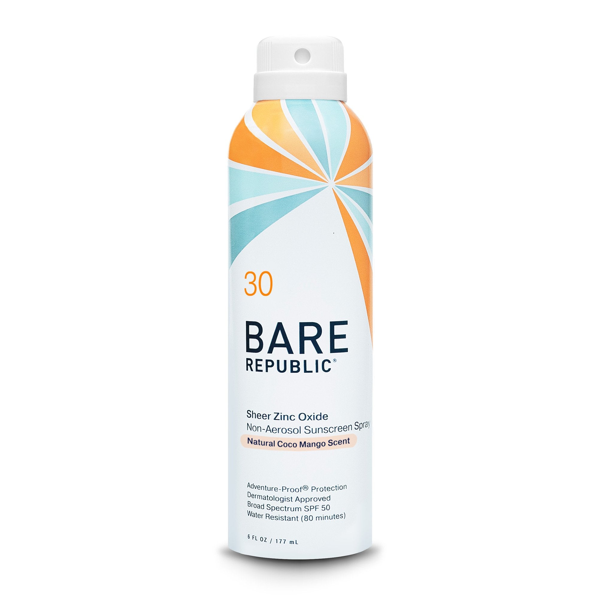 COOLA LLC - Sunscreen BARE Republic® Mineral SPF 30 Spray 6 oz. Aerosol Can [12/CS]