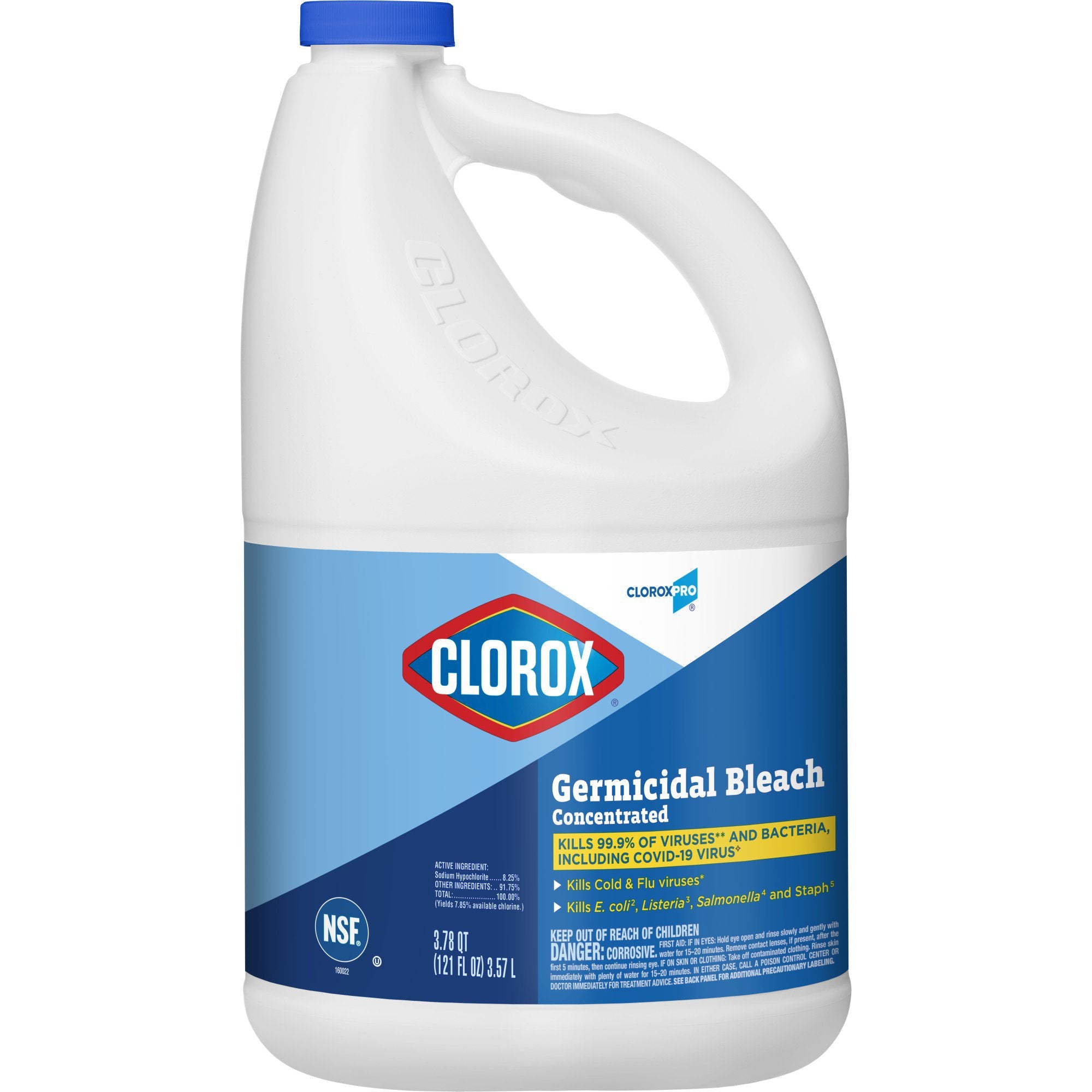 The Clorox Company - CloroxPro™ Clorox® Bleach Germicidal Manual Pour Liquid Concentrate 121 oz. Jug Chlorine Scent NonSterile [3/CS]