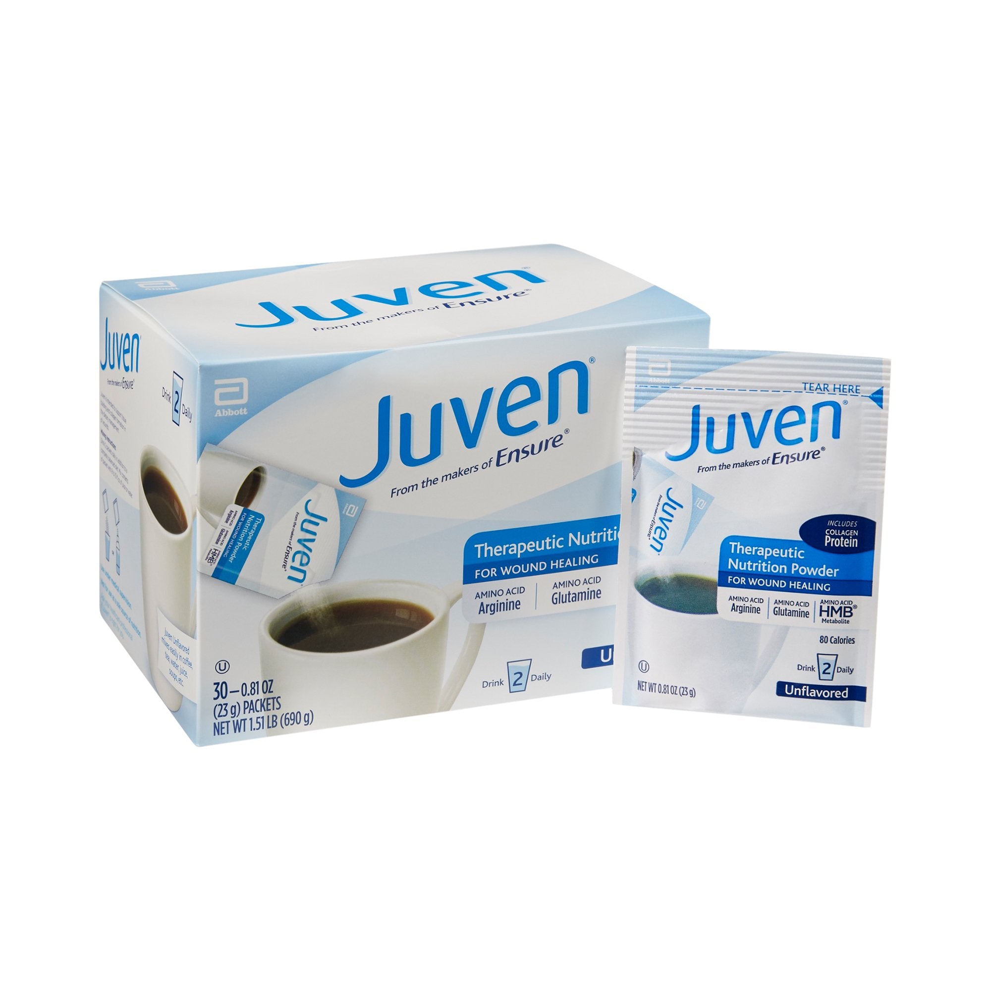 Abbott Nutrition - Oral Supplement Juven® Unflavored Powder 0.81 oz. Individual Packet [30/CS]