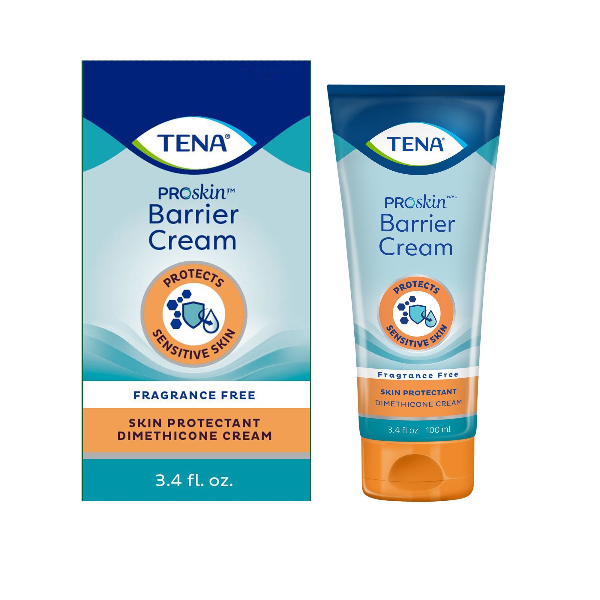 Essity HMS North America Inc - Skin Protectant Tena® Proskin™ Barrier Cream 3.4 oz. Tube Unscented Cream [10/CS]