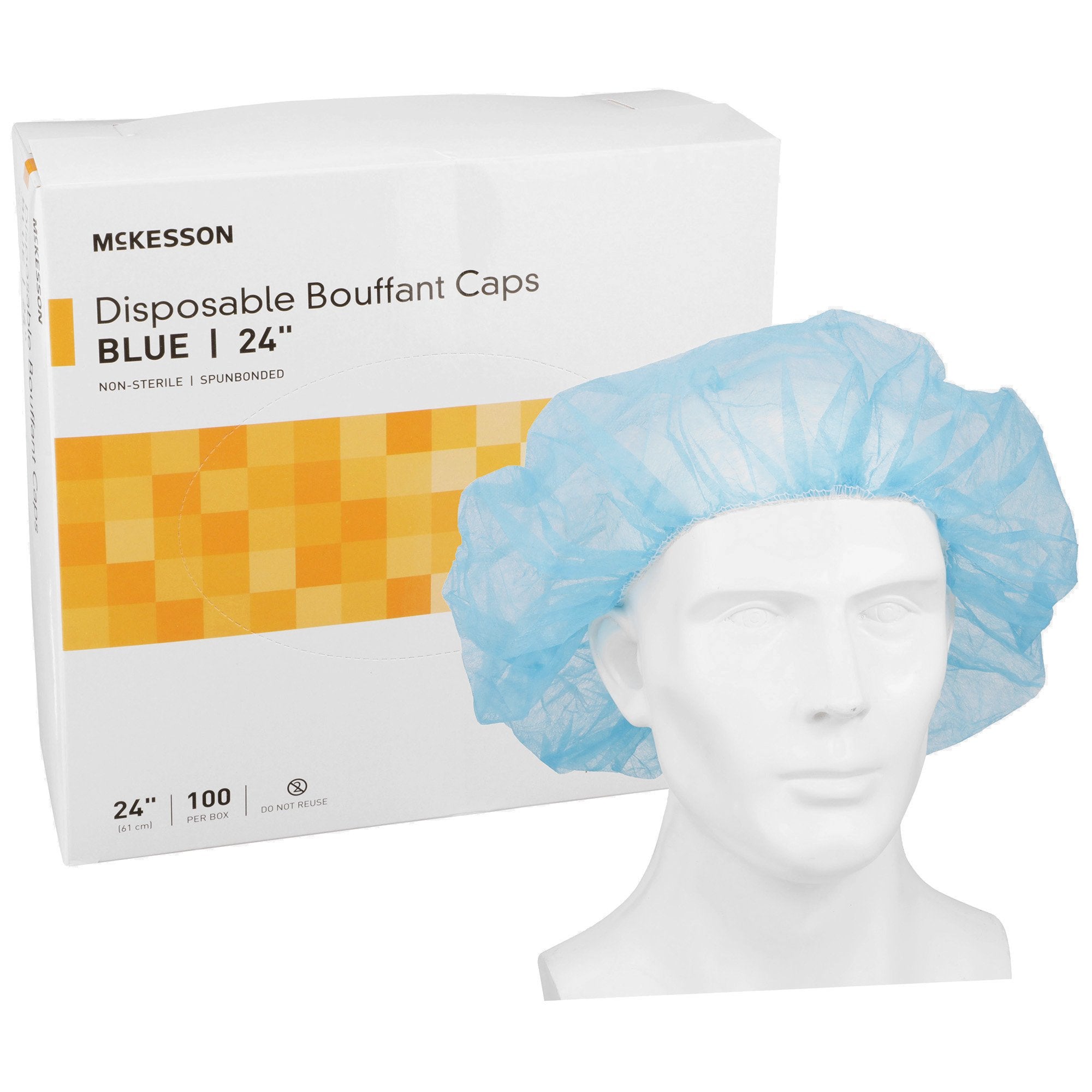 McKesson Brand - Bouffant Cap McKesson Blue Elastic Closure [500/CS] (237329_CS)