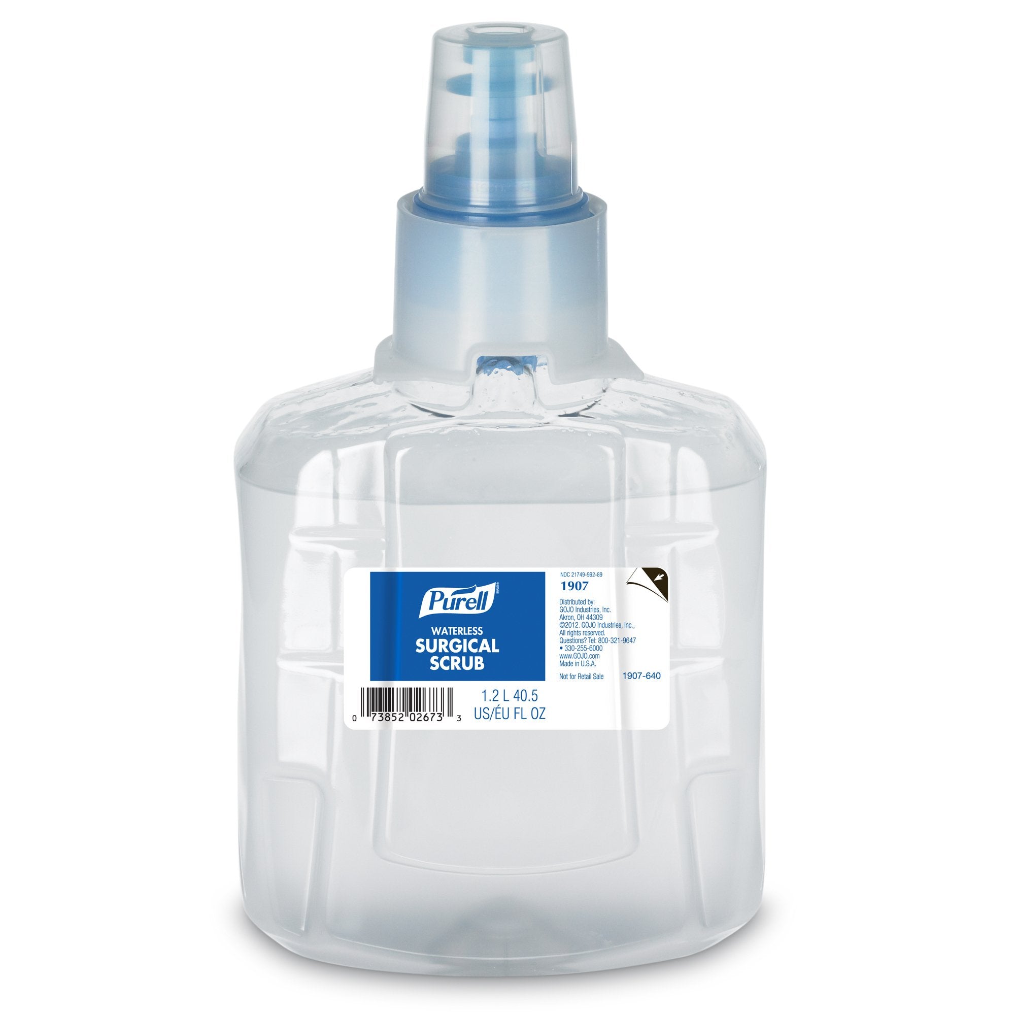 GOJO - Waterless Surgical Scrub Purell® 1,200 mL Dispenser Refill Bottle 70% Strength Ethyl Alcohol NonSterile [2/CS] (834969_CS)