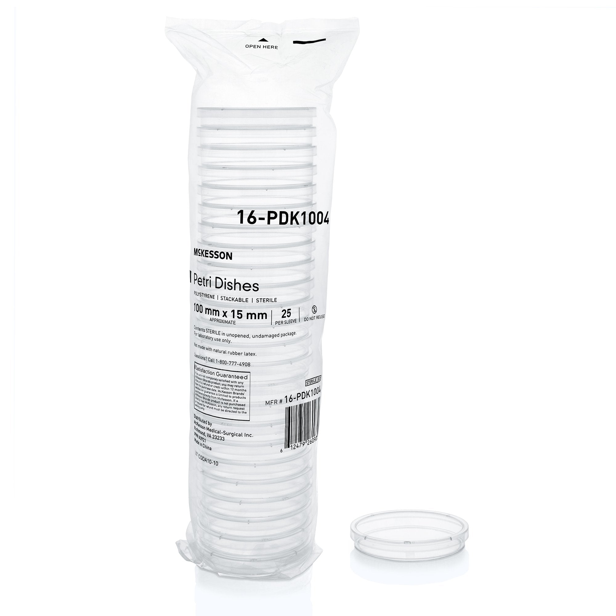 McKesson Brand - Petri Dish McKesson Polystyrene [500/CS]