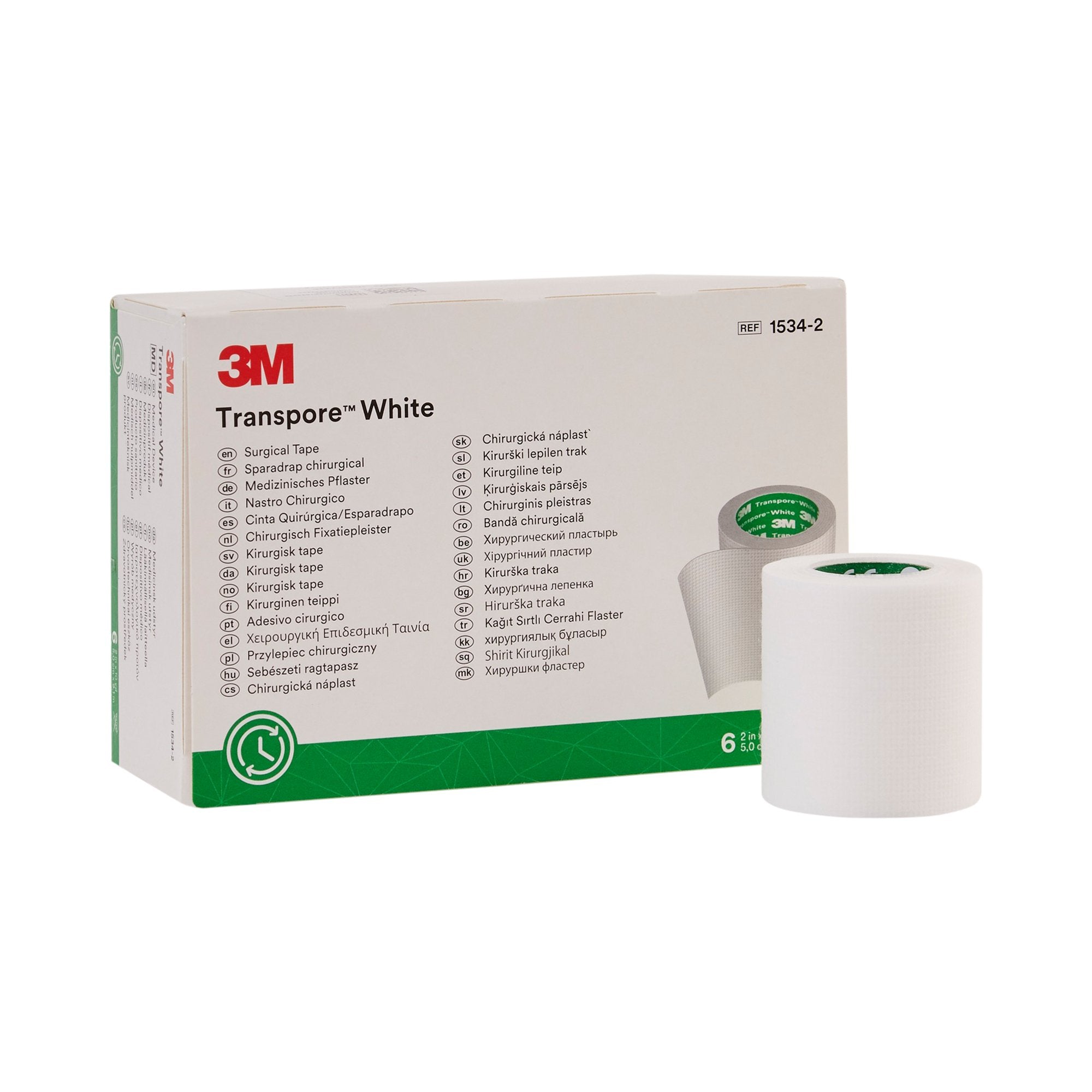 Solventum Corporation - Medical Tape 3M™ Transpore™ White White 2 Inch X 10 Yard Plastic NonSterile [60/CS]
