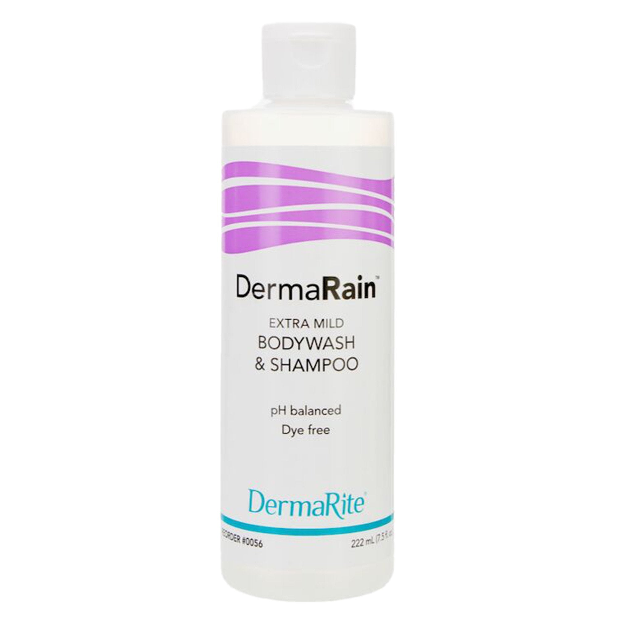 DermaRite Industries - Shampoo and Body Wash DermaRain® 7.5 oz. Flip Top Bottle Scented [48/CS]