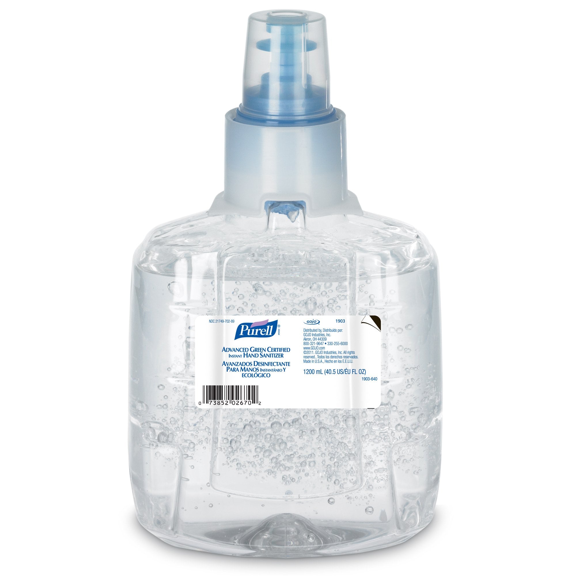 GOJO - Hand Sanitizer Purell® Advanced 1,200 mL Ethyl Alcohol Gel Dispenser Refill Bottle [2/CS]