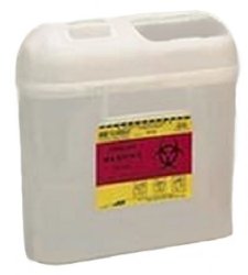 BD - Sharps Container BD™ Pearl Base 11-7/10 H X 11-3/5 W X 4-1/2 D Inch Horizontal Entry 1.35 Gallon [12/CS]