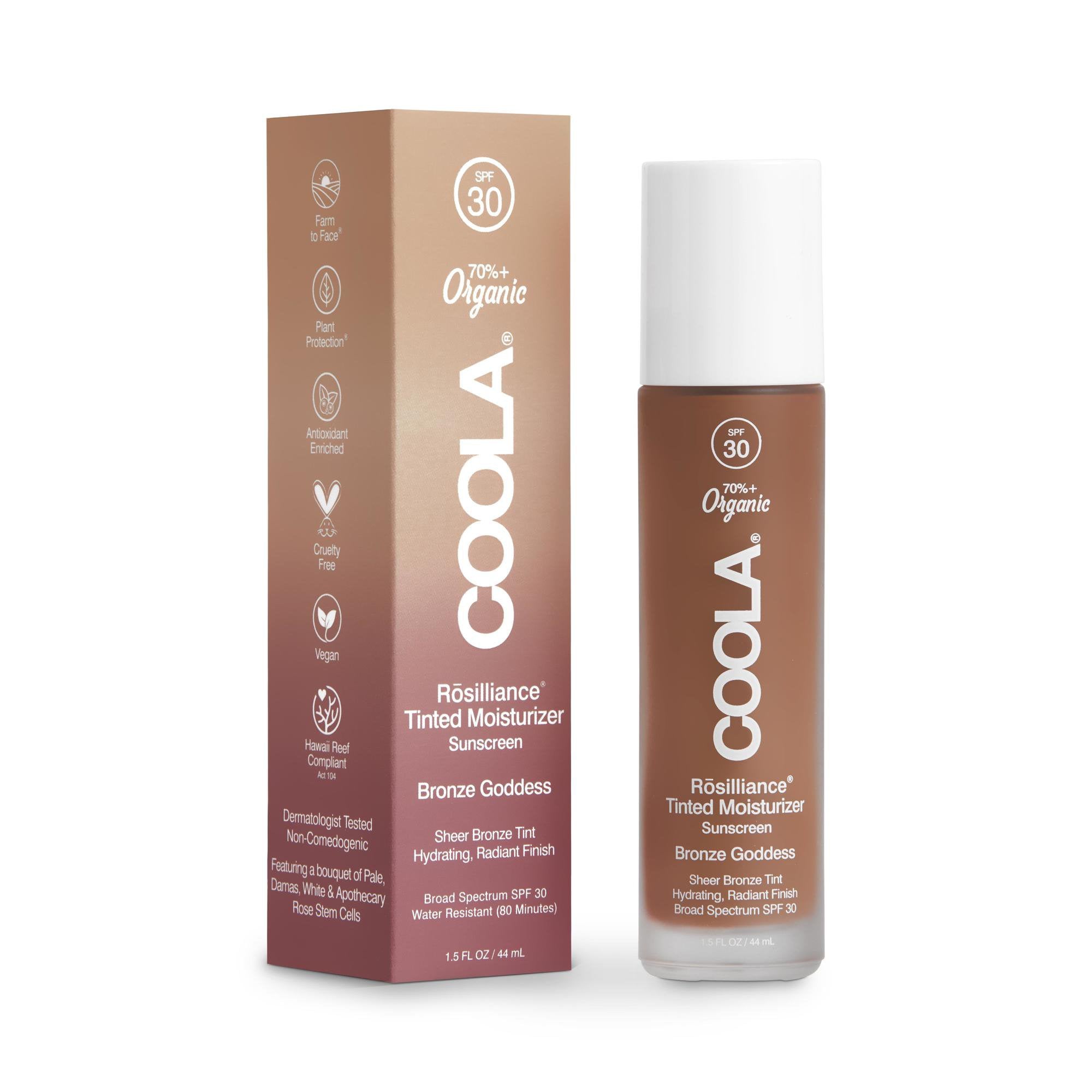 COOLA LLC - Facial Moisturizer with Sunscreen Rōsilliance® Tinted 1.5 oz. Bottle Floral Scent Cream [24/CS] (1243546_CS)