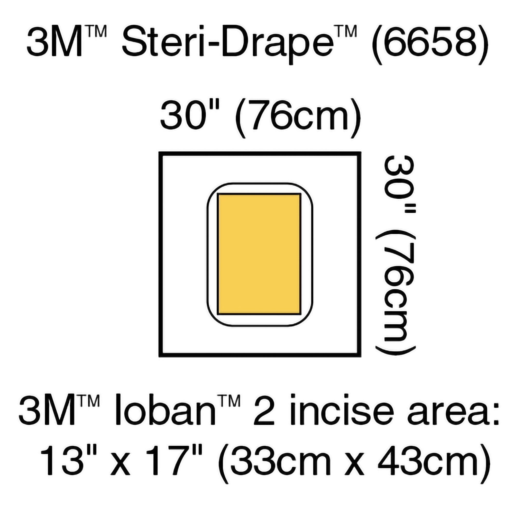 Solventum Corporation - Surgical Drape 3M™ Steri-Drape™ Large Pouch with Incise Film 30 W X 30 L Inch Sterile [20/CS]