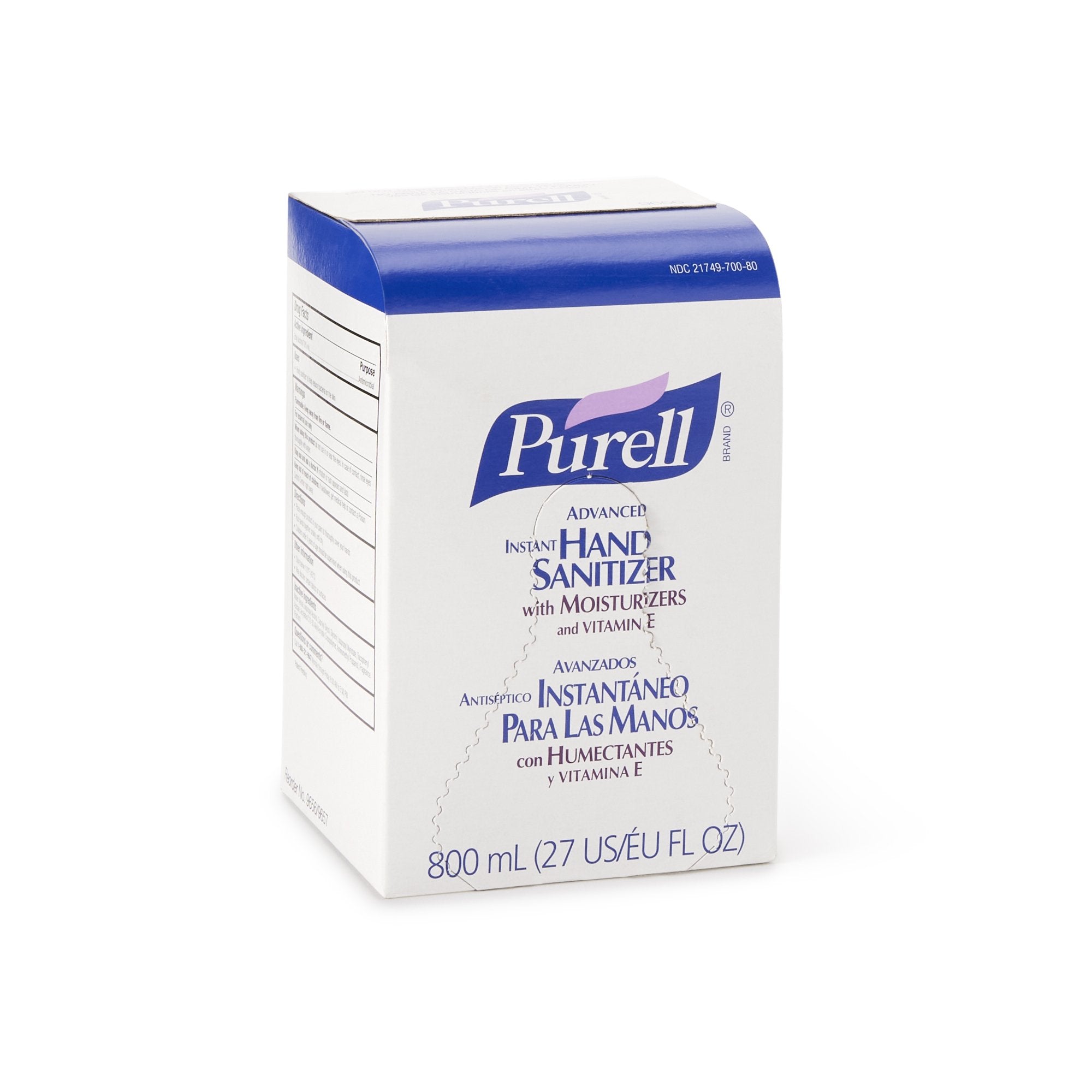 GOJO - Hand Sanitizer Purell® Advanced 800 mL Ethyl Alcohol Gel Bag-in-Box [12/CS]