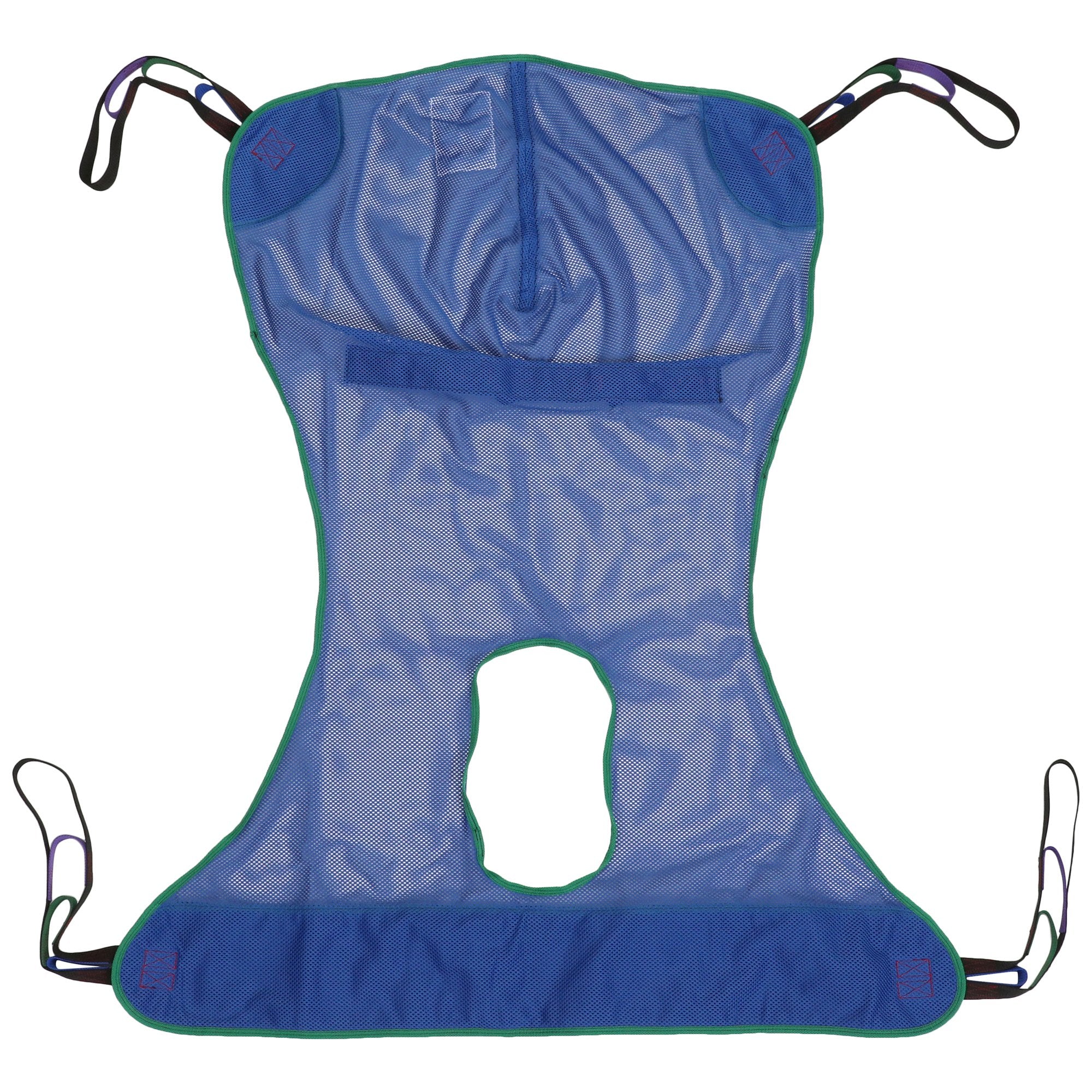 McKesson Brand - Full Body Commode Sling McKesson 4 or 6 Point Cradle Without Head Support Large 600 lbs. Weight Capacity [12/CS]