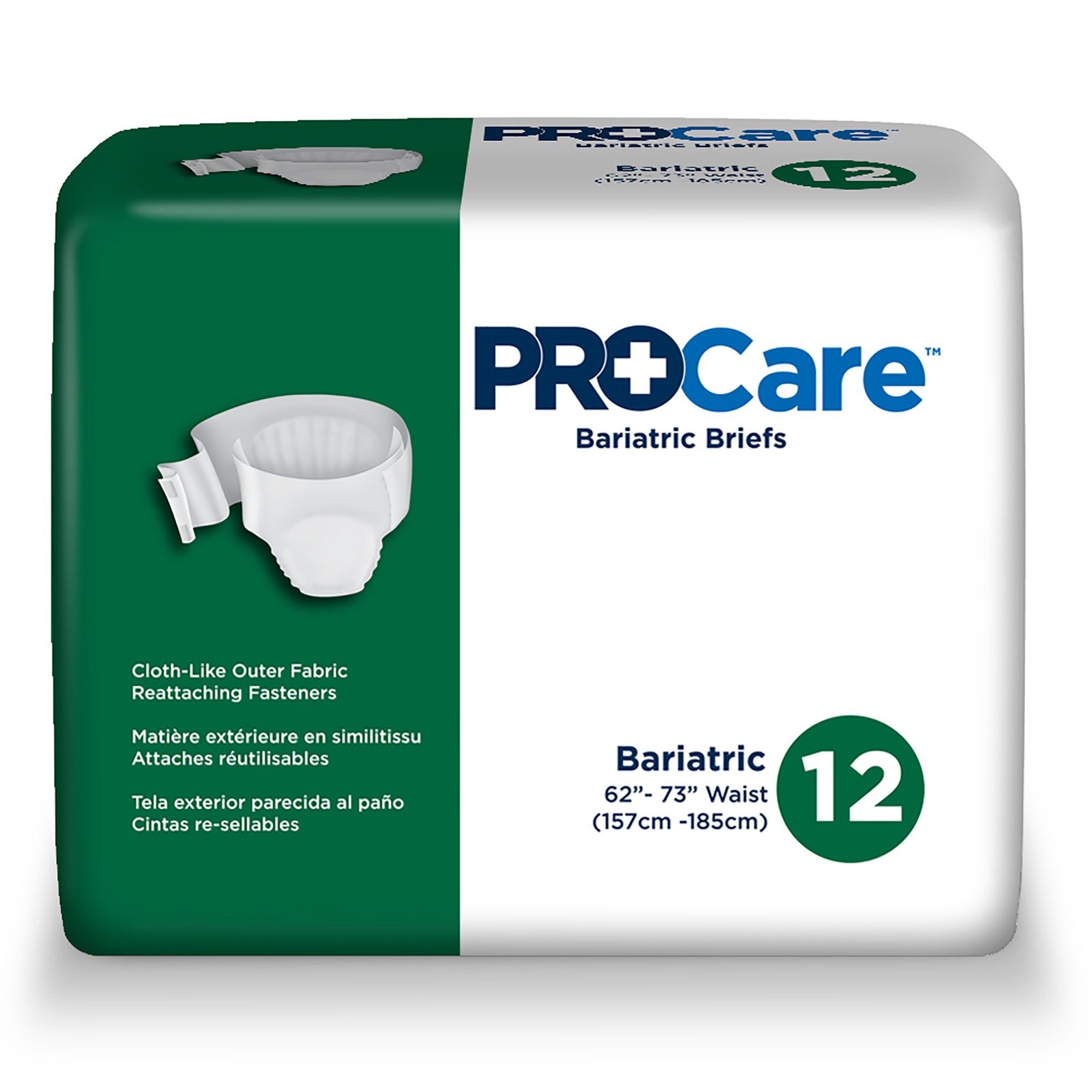 First Quality - Unisex Adult Incontinence Brief ProCare™ 2X-Large Disposable Heavy Absorbency [48/CS]