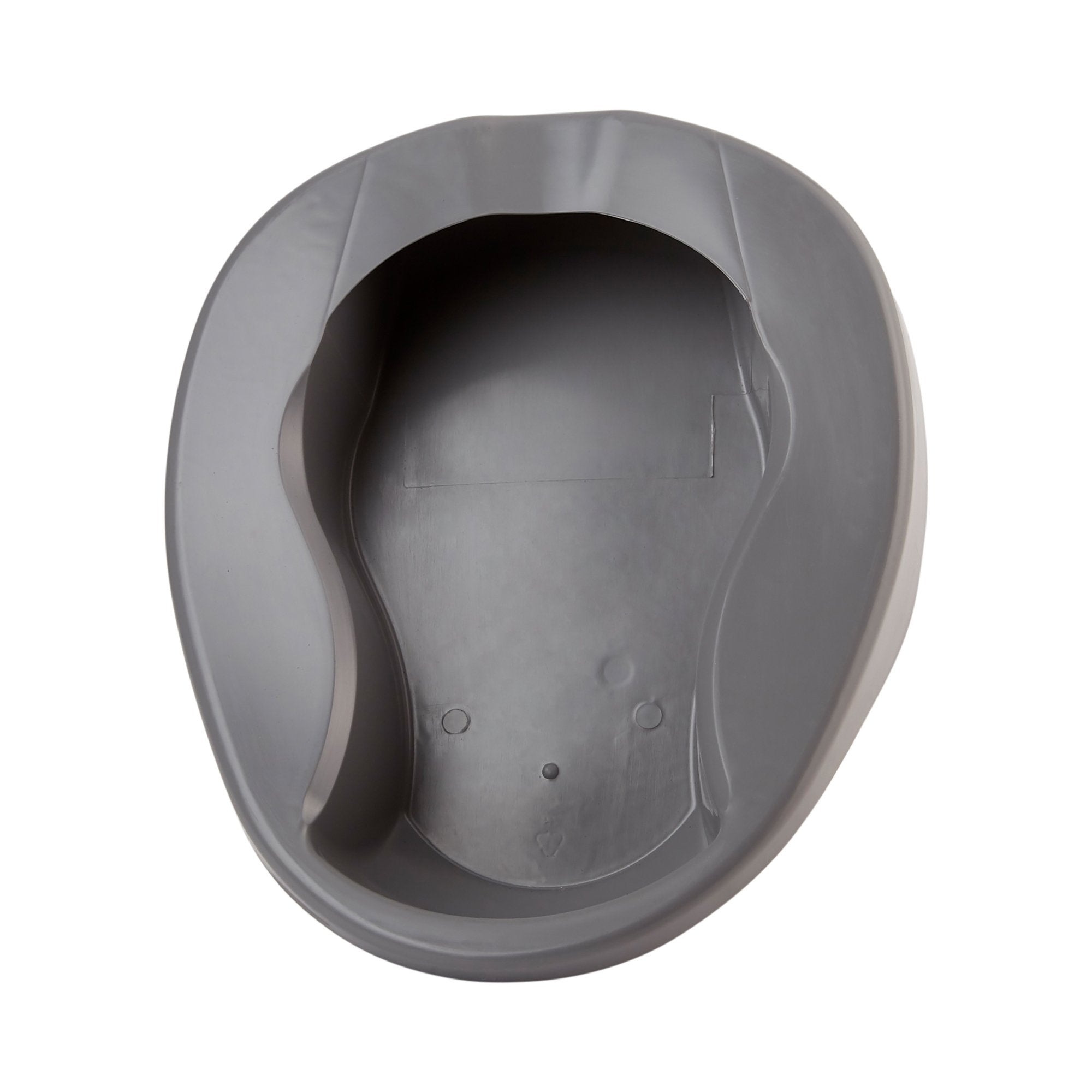 McKesson Brand - Pontoon Bedpan McKesson Graphite 2 Quart / 1893 mL [20/CS]