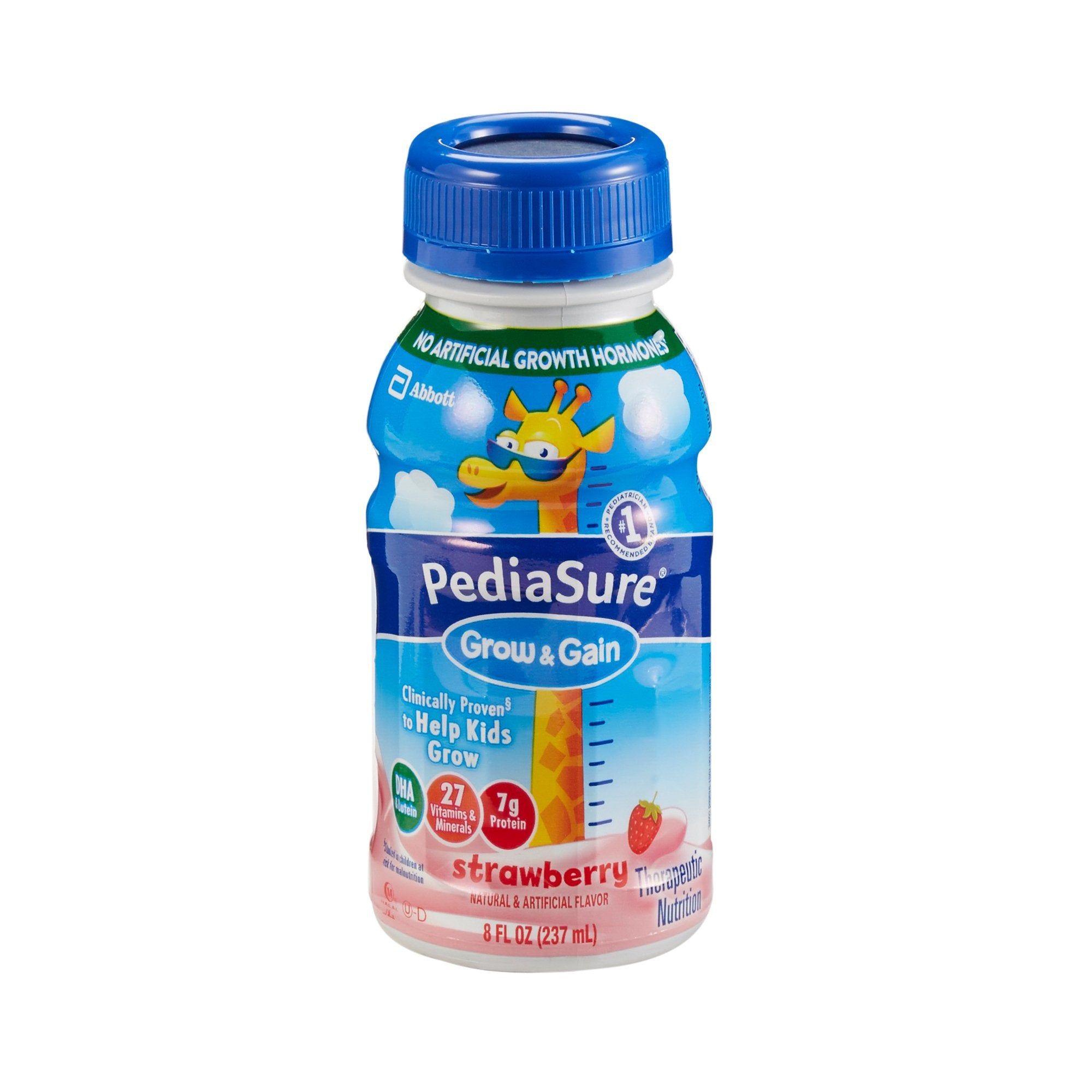 Abbott Nutrition - Pediatric Oral Supplement PediaSure® Grow & Gain Shake Strawberry Flavor 8 oz. Bottle Liquid Calories [24/CS]