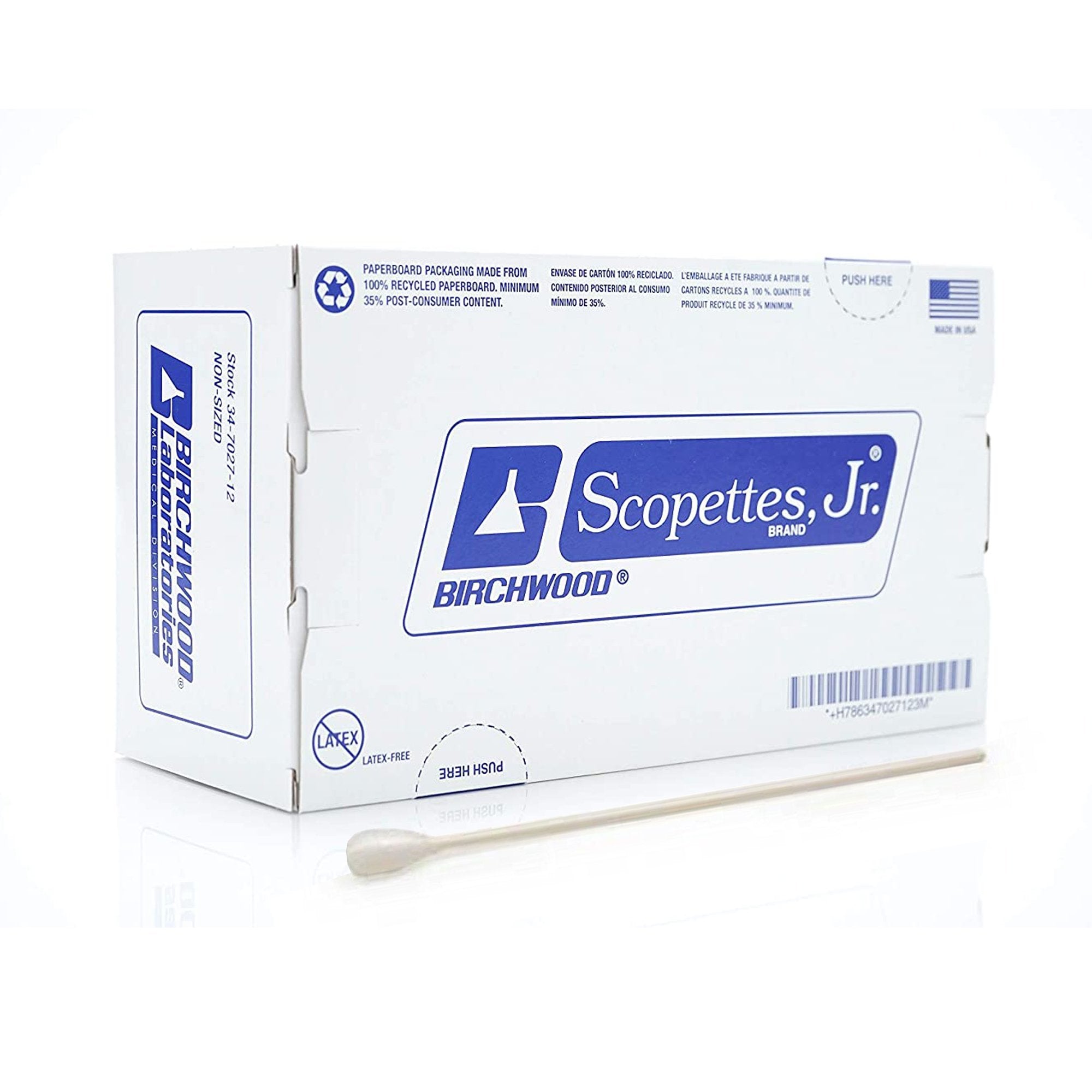 Birchwood Laboratories - Scopettes® Jr. OB/GYN Swab 8 Inch Length NonSterile [1200/CS]