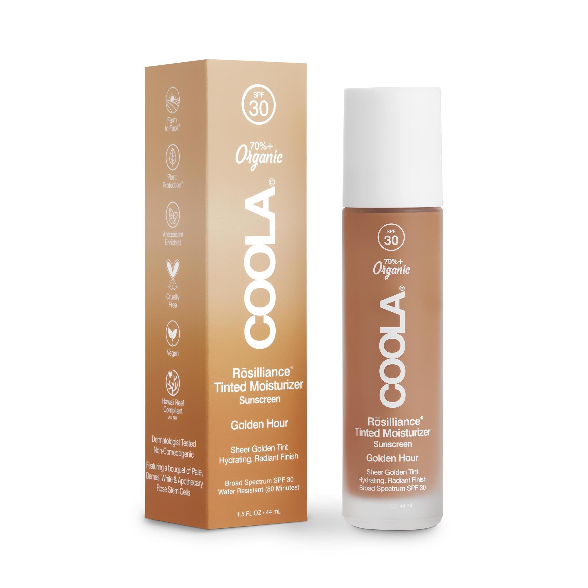 COOLA LLC - Facial Moisturizer with Sunscreen Rōsilliance® Tinted 1.5 oz. Bottle Floral Scent Cream [24/CS] (1243544_CS)