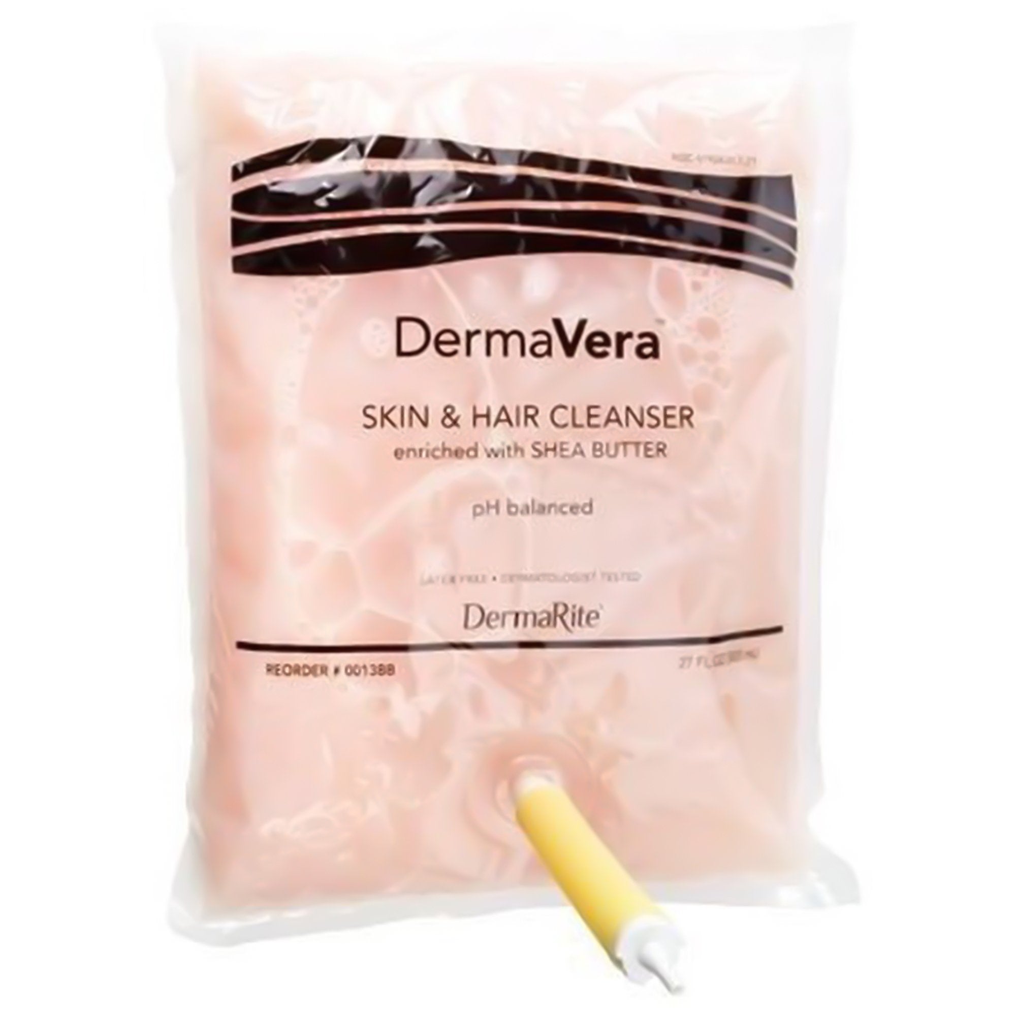 DermaRite Industries - Shampoo and Body Wash DermaVera® 800 mL Dispenser Refill Bag Scented [12/CS]