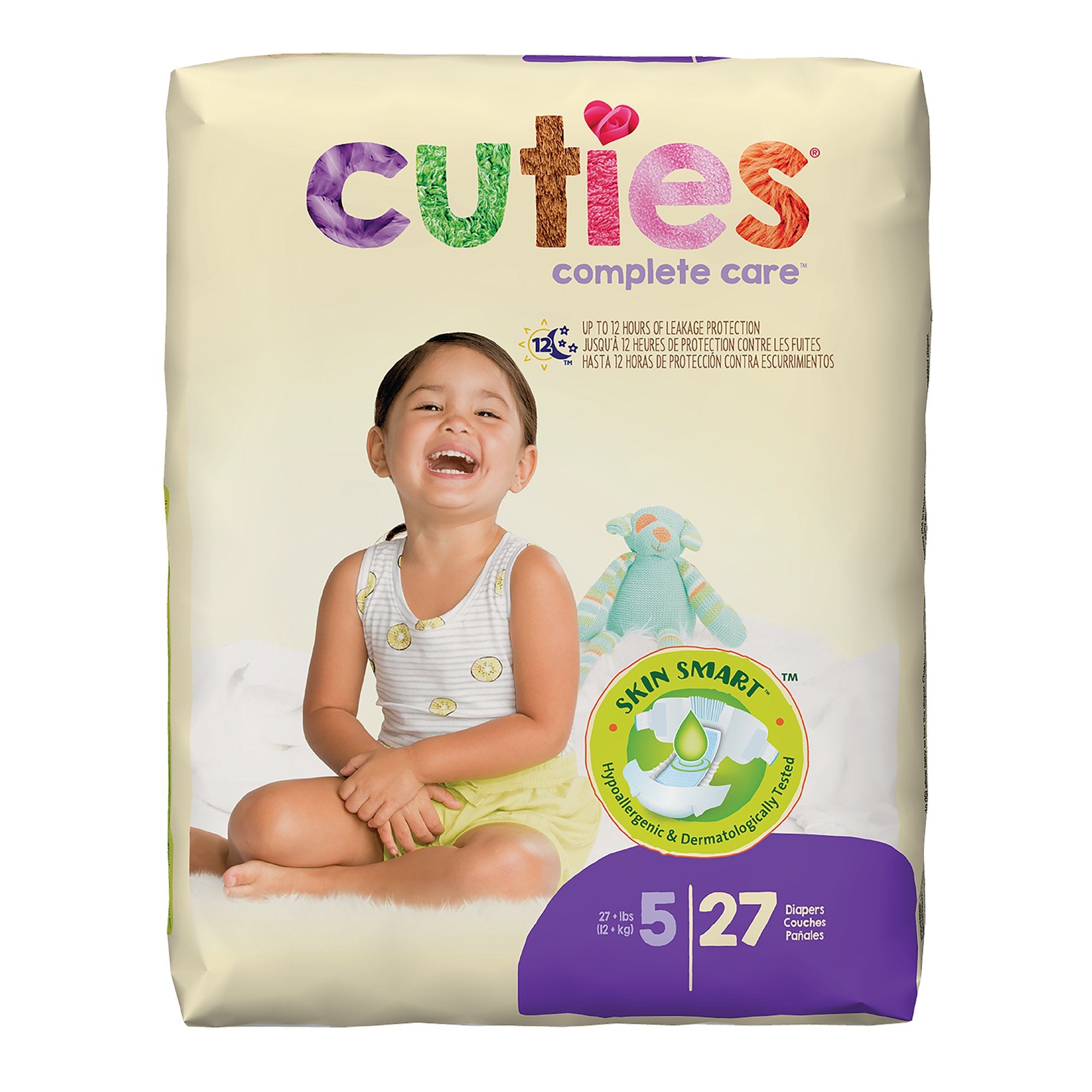 First Quality - Unisex Baby Diaper Cuties® Complete Care Size 5 Disposable Heavy Absorbency [4/CS]