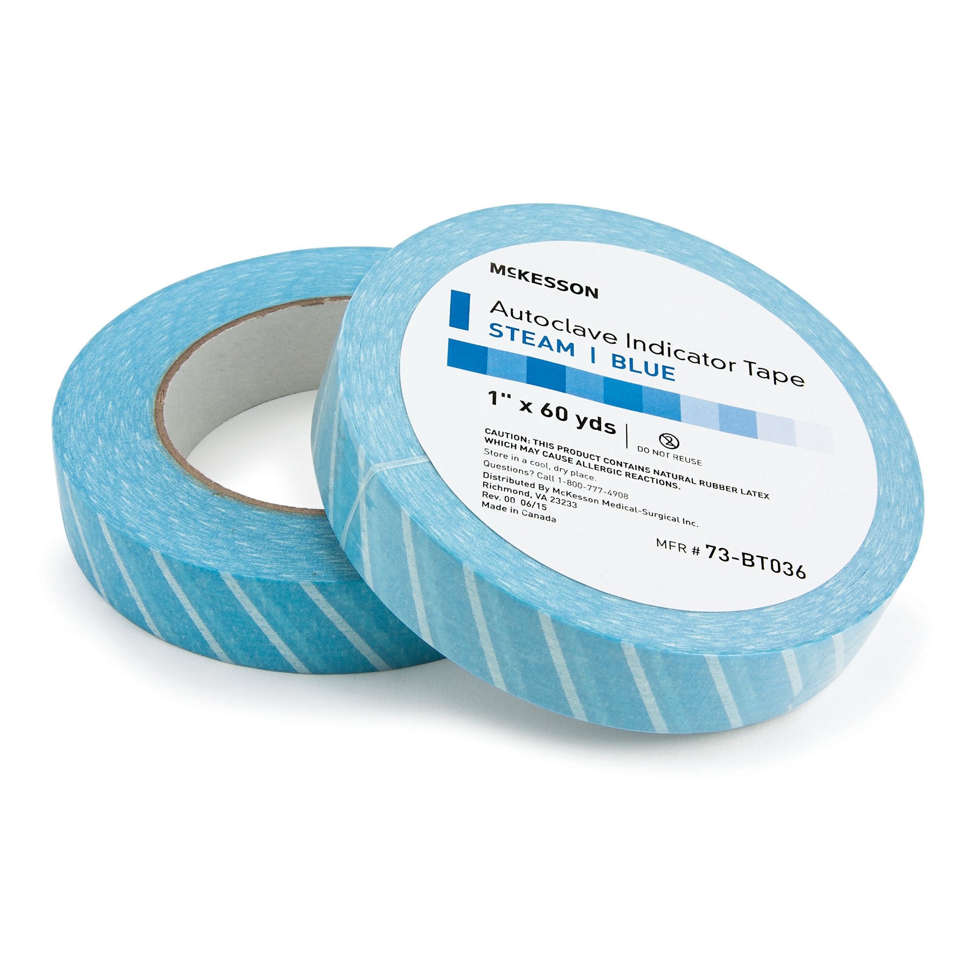 McKesson Brand - Steam Indicator Tape McKesson 1 Inch X 60 Yard Steam [18/CS] (524891_CS)