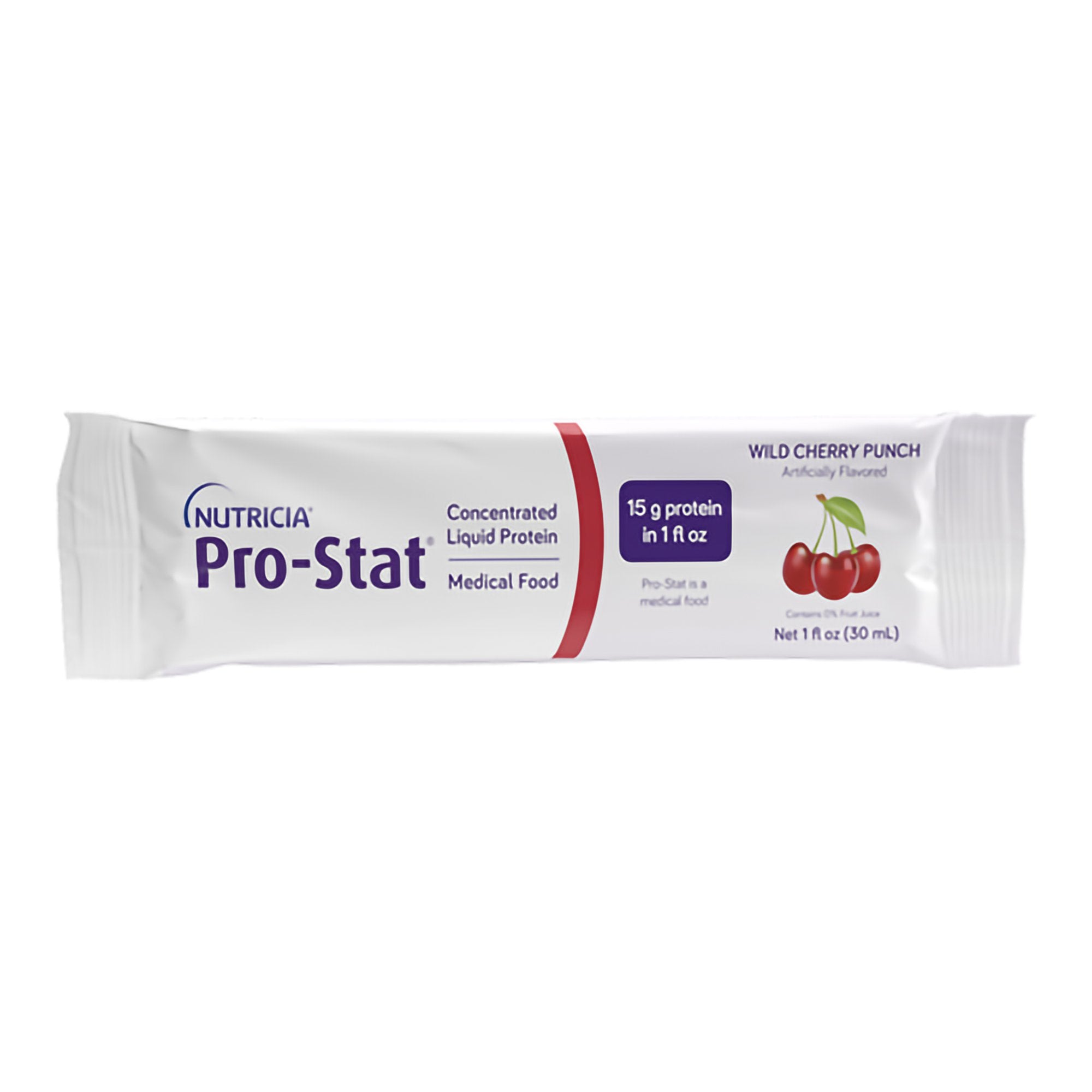 Nutricia North America - Oral Supplement Pro-Stat® Wild Cherry Punch Flavor Liquid 1 oz. Individual Packet [96/CS]