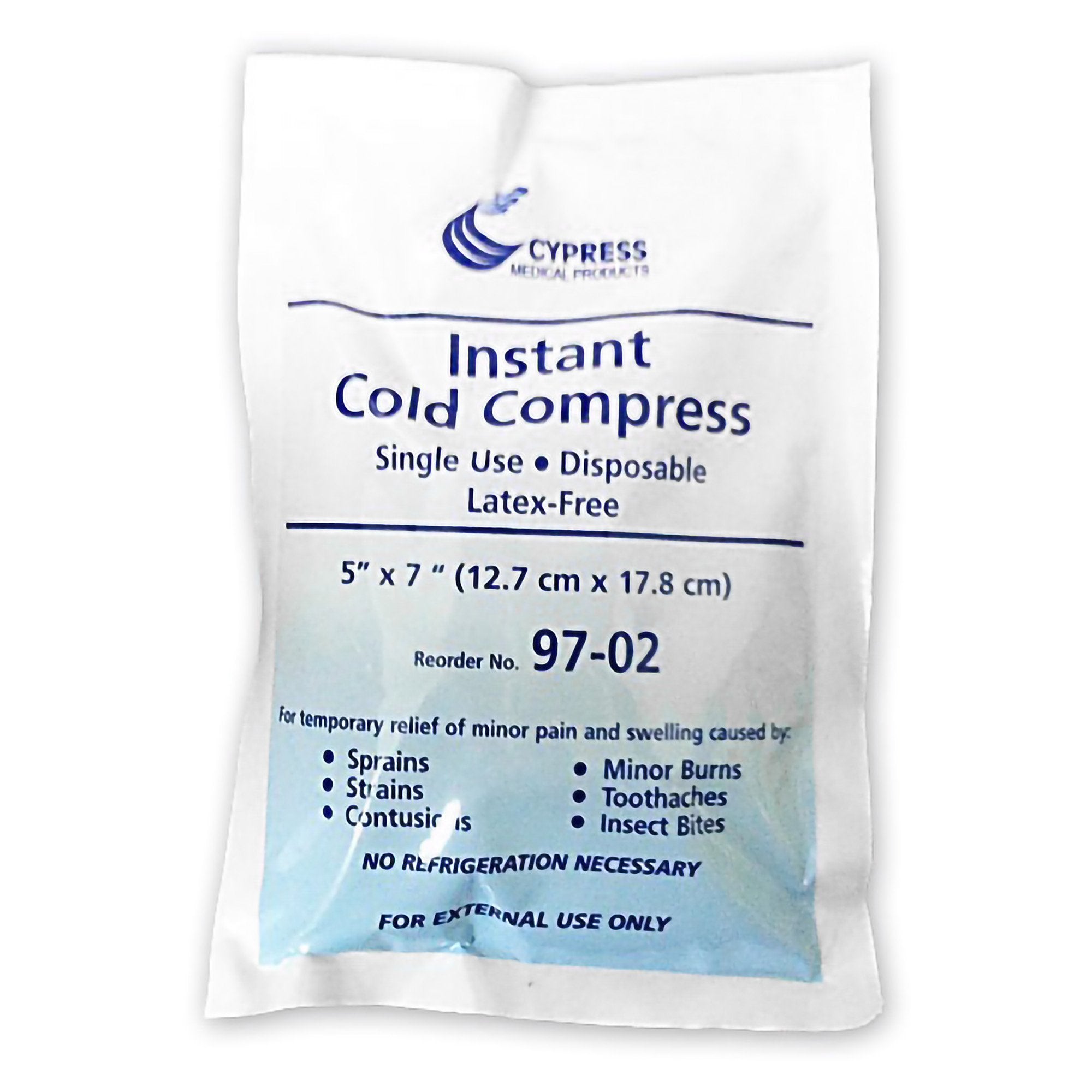 McKesson Brand - Instant Cold Pack McKesson General Purpose 5 X 7 Inch Disposable [24/CS]